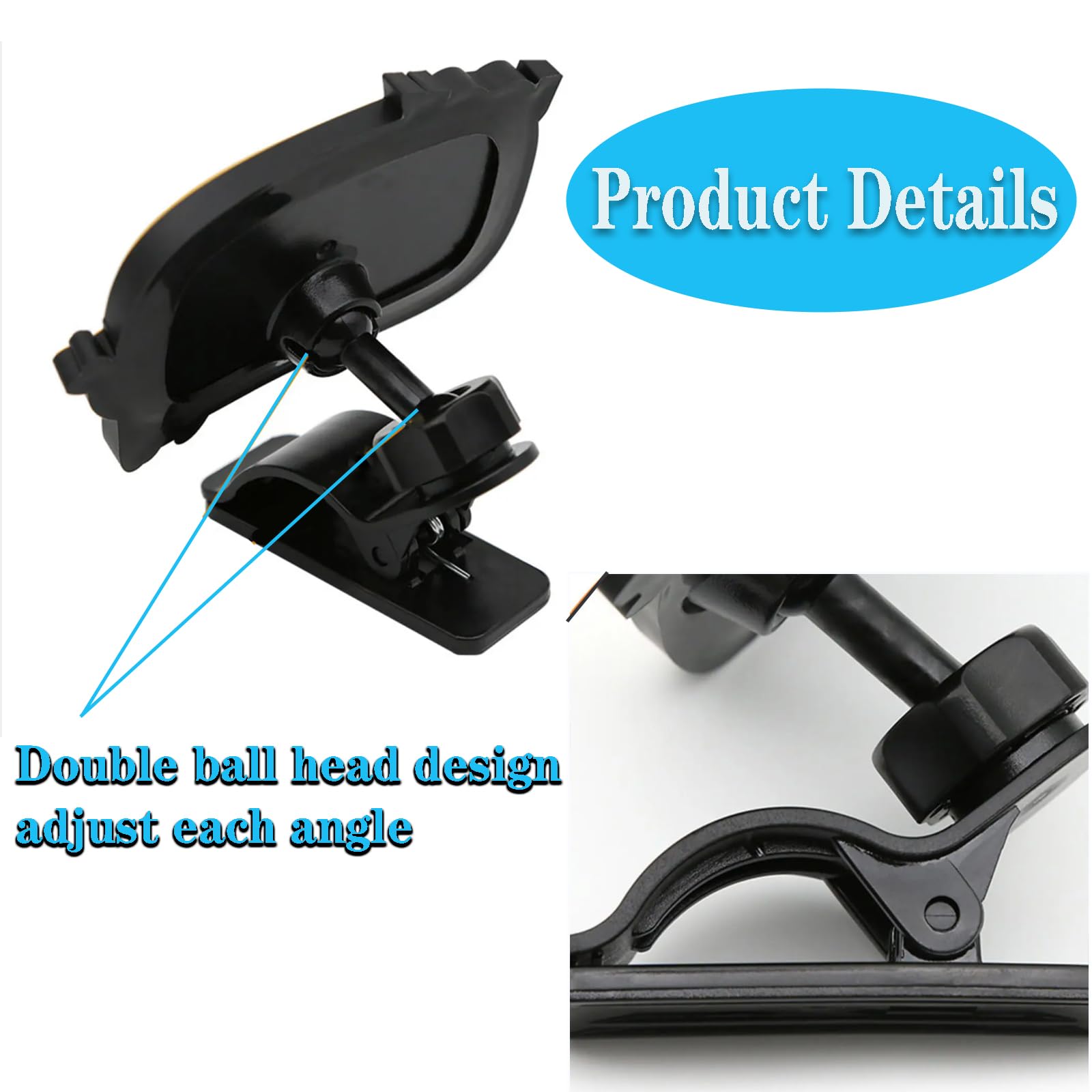 Yuentoen Shatterproof Baby Car Mirror - 360° Adjustable for Rear Facing Seats & Safe Travel