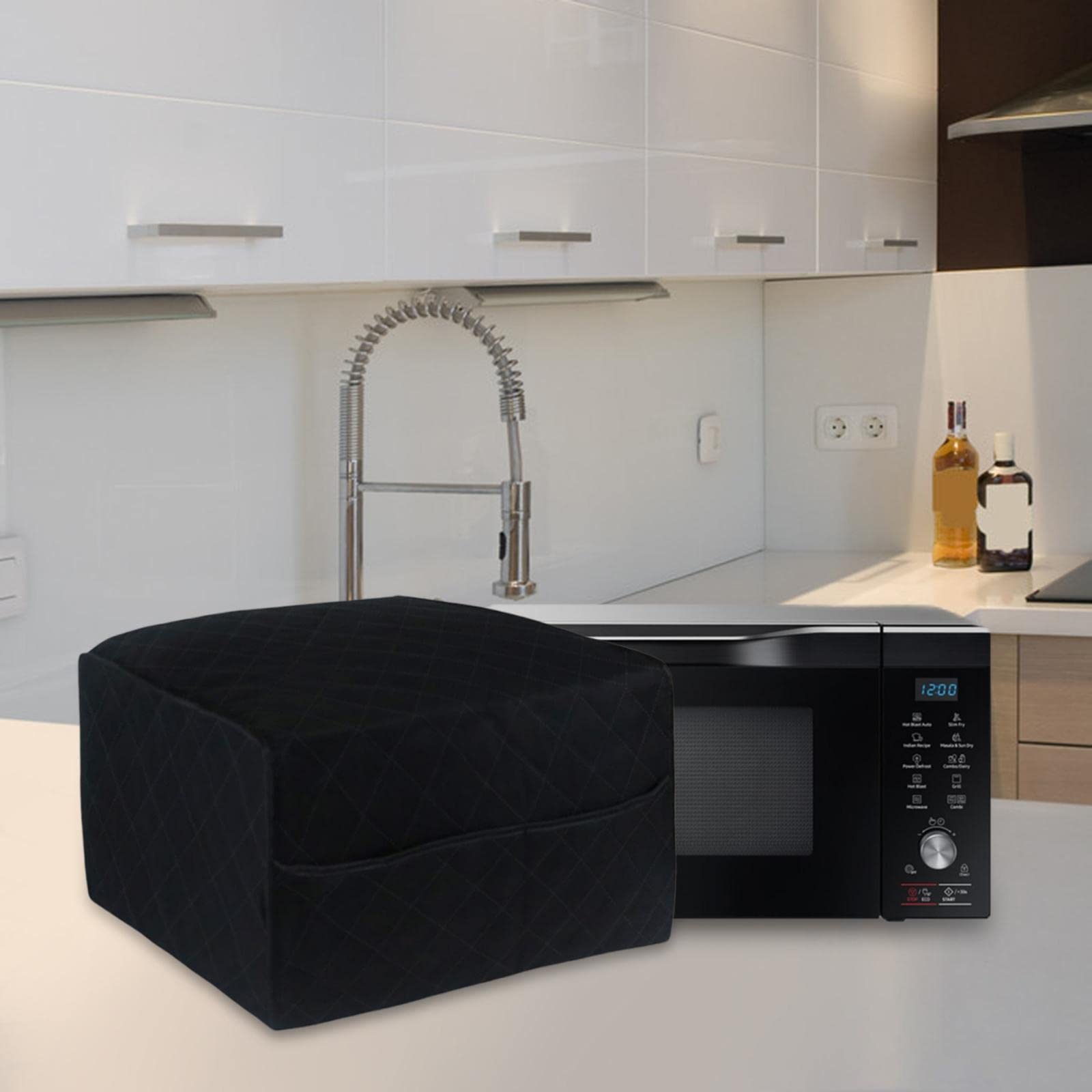 Microwave Cover Waterproof Oven Protector - Lightweight Kitchen Microwave Splatter Guard for Safe Cooking & Reheating | Perfect for Home, Office & Dorm Use