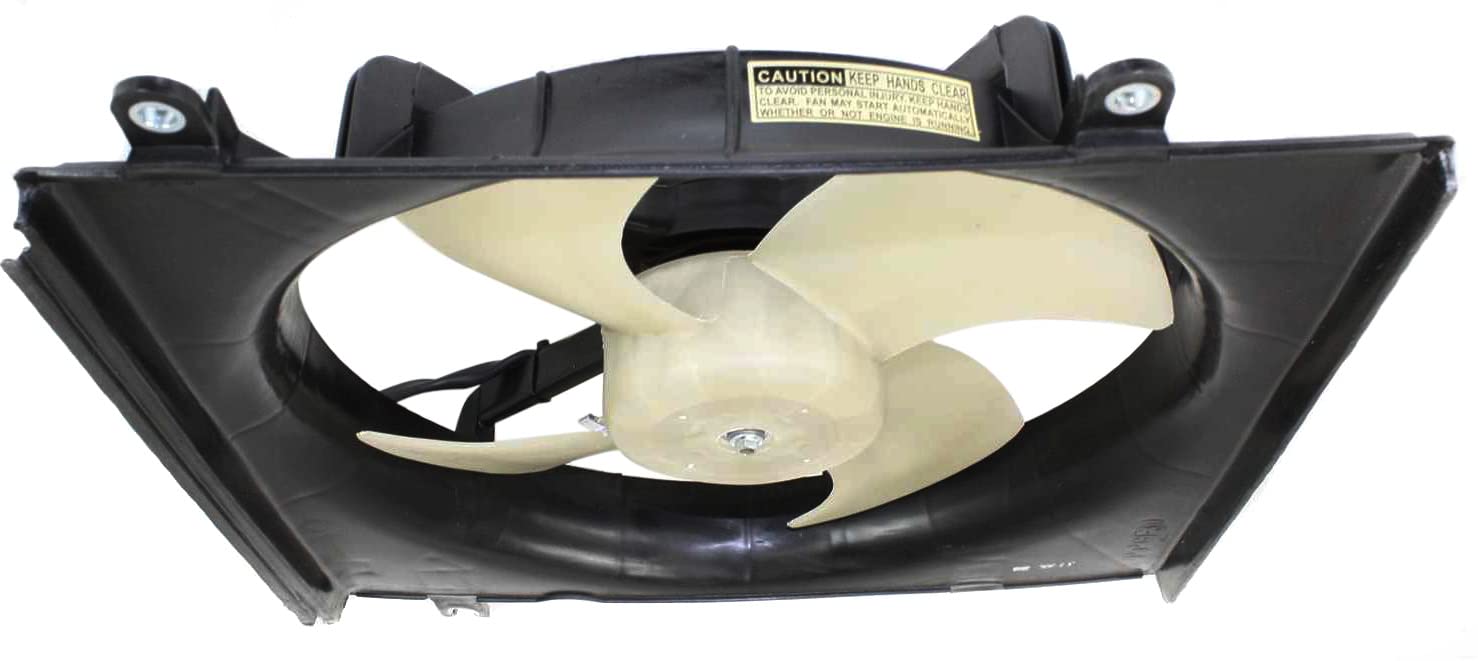 Garage-Pro Radiator and A/C Condenser Fan Set for 1997-2001 Honda CR-V - Driver & Passenger Side Replacement Parts - Perfect for Cooling System Repair & Maintenance