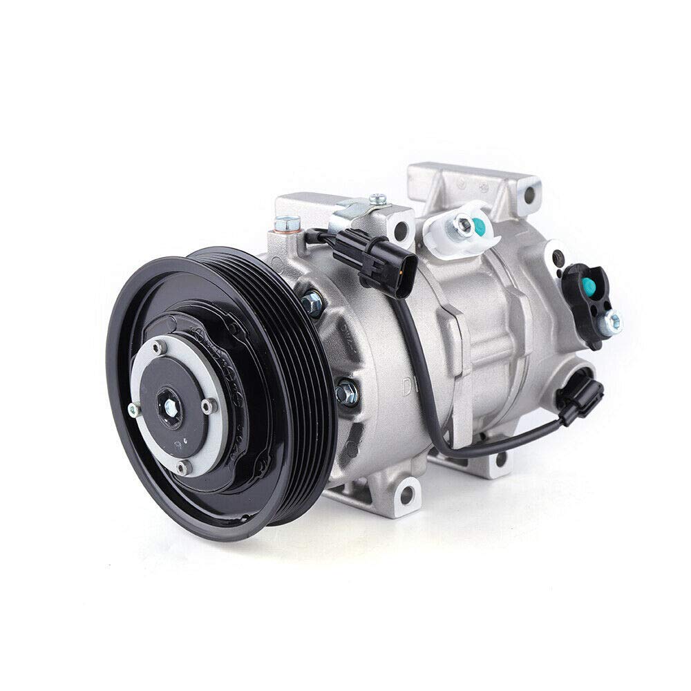 Kia Rio 1.6L AC Compressor with Clutch 178324 - Replacement Air Conditioner Compressor for 2012-2015 Models | Perfect for Summer Cooling & Car AC Repair