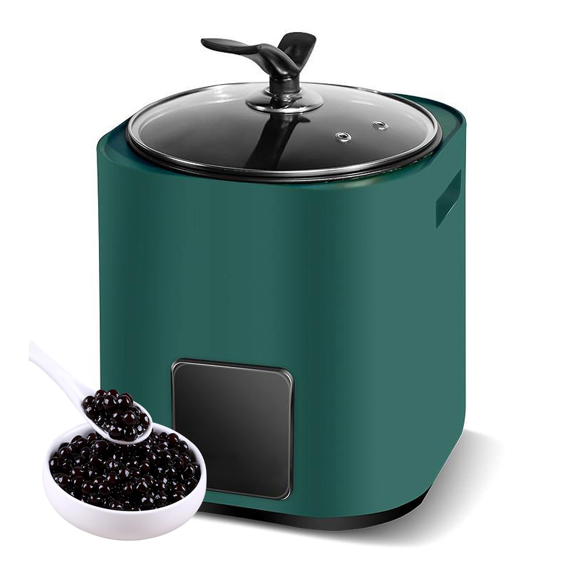 Commercial Fully Automatic 9L Pearl Pot - 1300W Tapioca Boba Cooker with Smart Touch Screen & Temperature Control for Milk Tea Shops - Perfect for Making Bubble Tea, Tapioca Pearls, and Boba Drinks