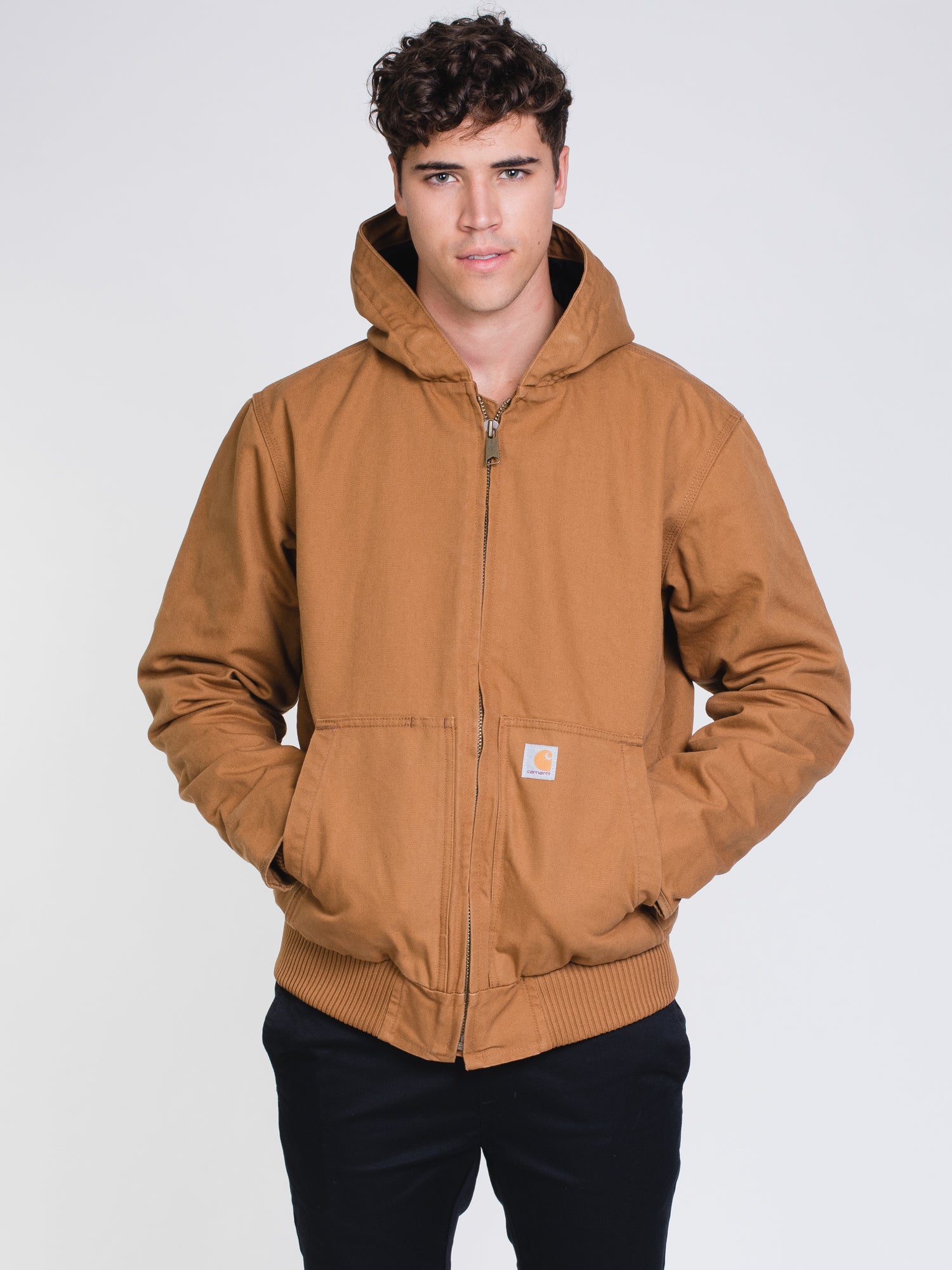 Carhartt Washed Duck Insulated Jacket for Men & Women - Heavy Duty Workwear for Cold Weather - Clearance Sale | Perfect for Construction, Farming & Outdoor Activities