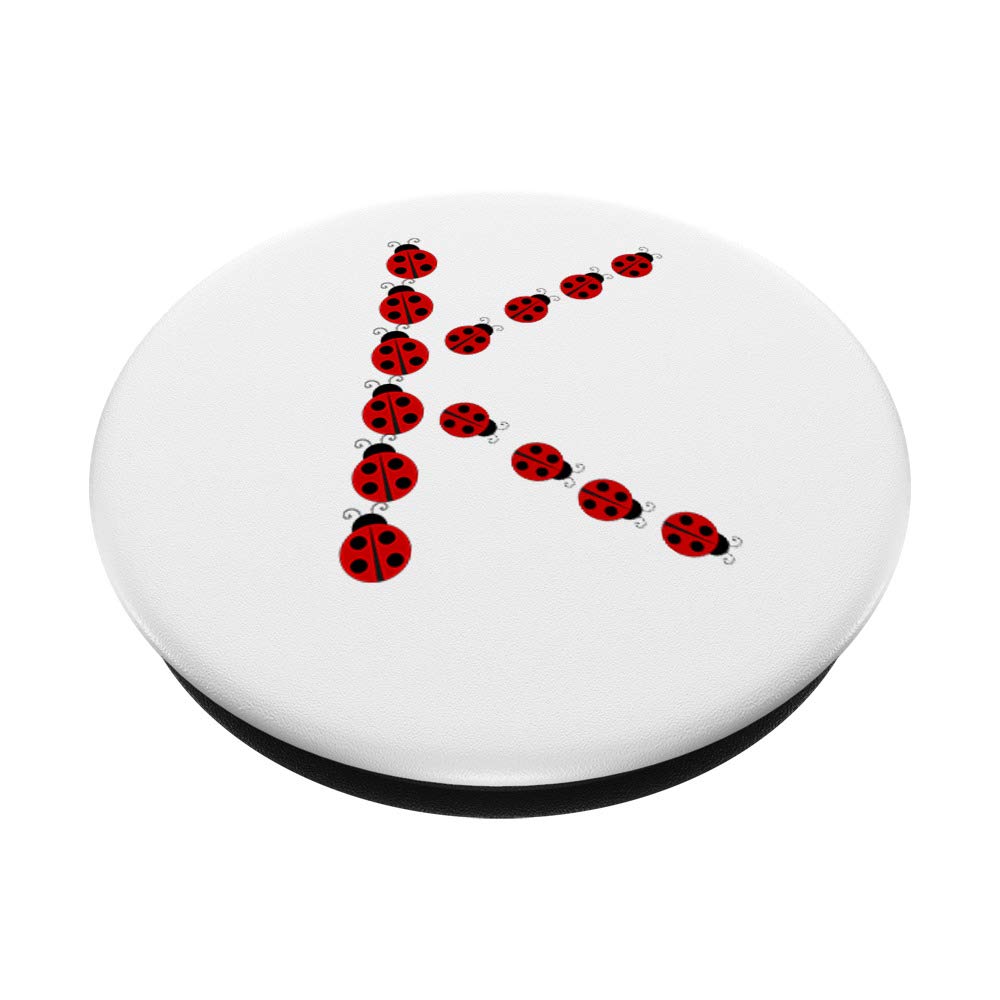 Custom Monogram Initial Letter K PopSockets PopGrip - Interchangeable Phone Grip & Stand for iPhone, Samsung, Tablets - Perfect for Work, Travel & Everyday Use