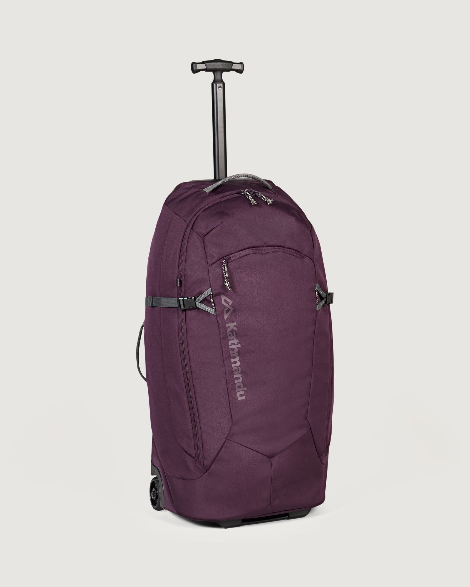 Hybrid Trolley v5 70L Travel Luggage - Lightweight Durable Carry-On Suitcase for Business & Vacation - Perfect for Airplane, Train & Road Trips