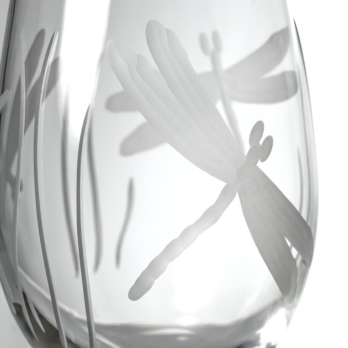 Premium Dragonfly 12oz White Wine Glasses Set of 2 - Elegant Stemware for Chardonnay, Sauvignon Blanc & Riesling - Perfect for Dinner Parties, Romantic Dates & Wine Tasting Events