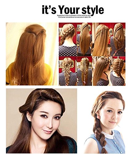 Portable Hair Roller Styling Tool - DIY Braid Maker & Hair Clip for Bridal Hairstyles (Blue) | Perfect for Wedding, Prom & Special Occasion Hair Styling