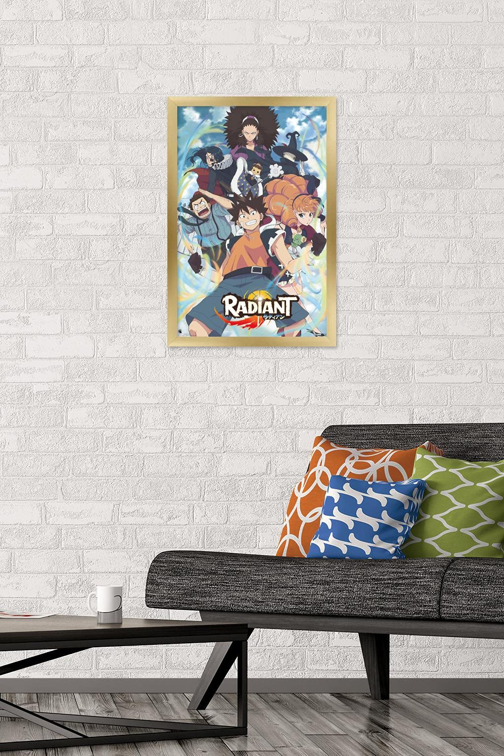 Trends International Radiant Gold Framed Wall Poster 22.4