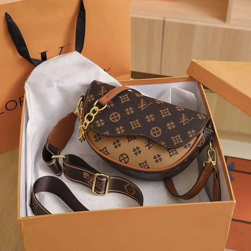 Luxury Designer Crossbody Shoulder Bag for Women - 20x14x8cm Travel Tote & Clutch Purse - Perfect for Daily Use, Office, Parties, and Travel Accessories