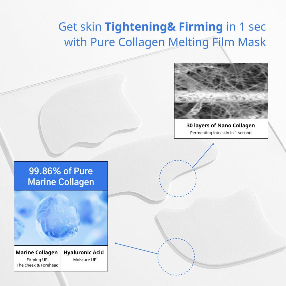 DR.G RTX Collagen Face Mask (5 Pack) - Hydrating & Anti-Aging Sheet Mask for Glowing Skin | Perfect for Daily Skincare & Spa Night