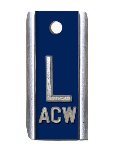 Aluminum X-Ray Markers - Blue Left Side Only with 1/2