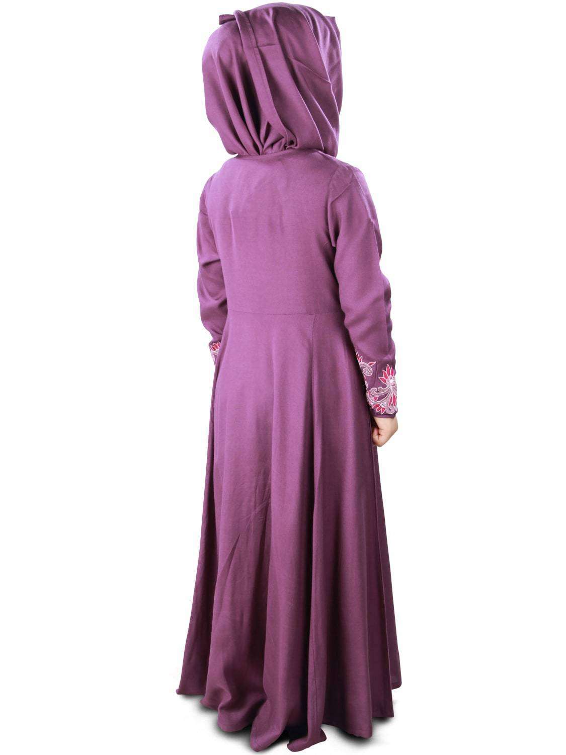 Bahijah Kids Abaya - Islamic Prayer Dress for Girls - Perfect for Eid, Mosque, and Special Occasions