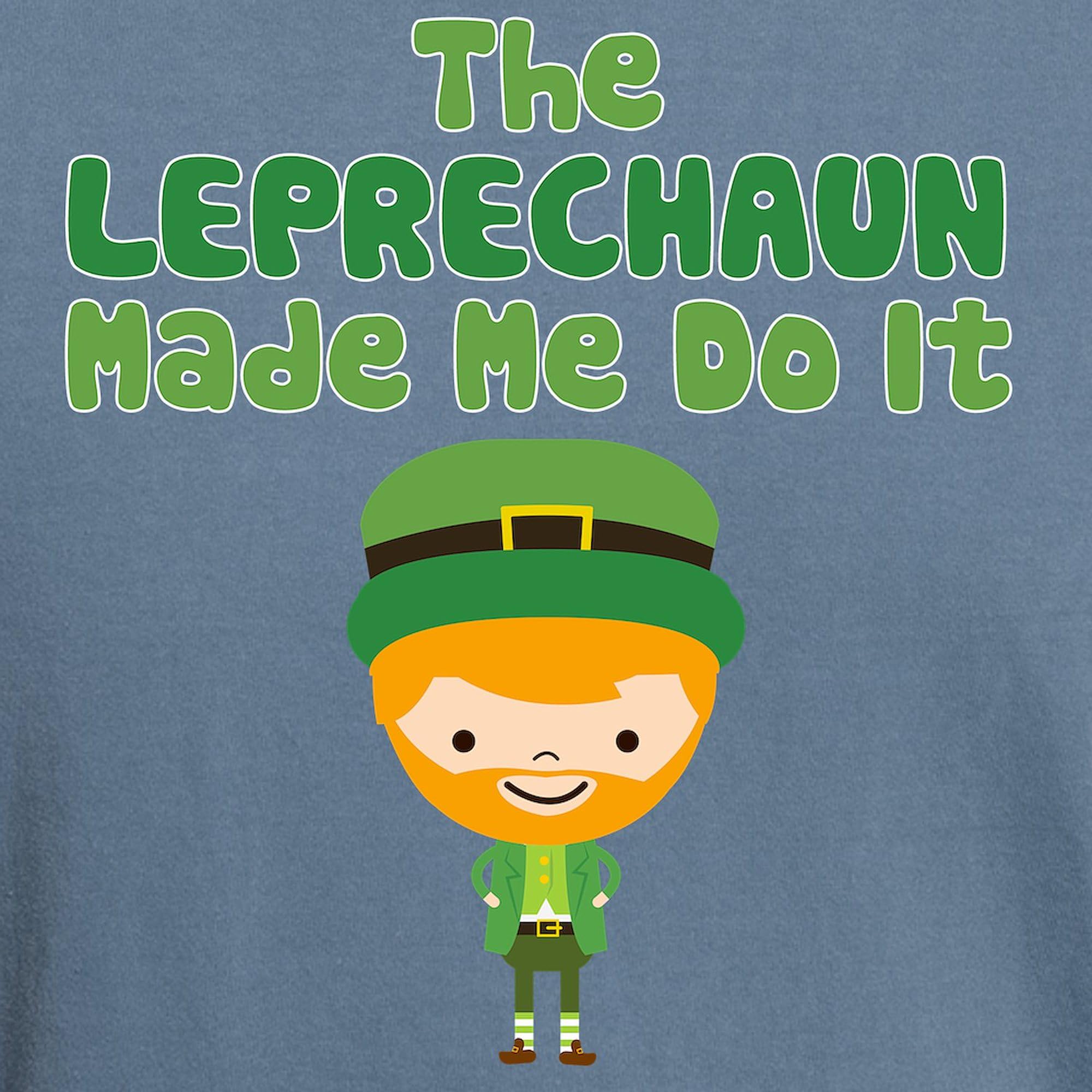 Leprechaun Made Me Funny St. Patrick's Day T-Shirt for Men | Comfort Colors® Soft Cotton Tee | Perfect for Irish-Themed Parties & Casual Wear