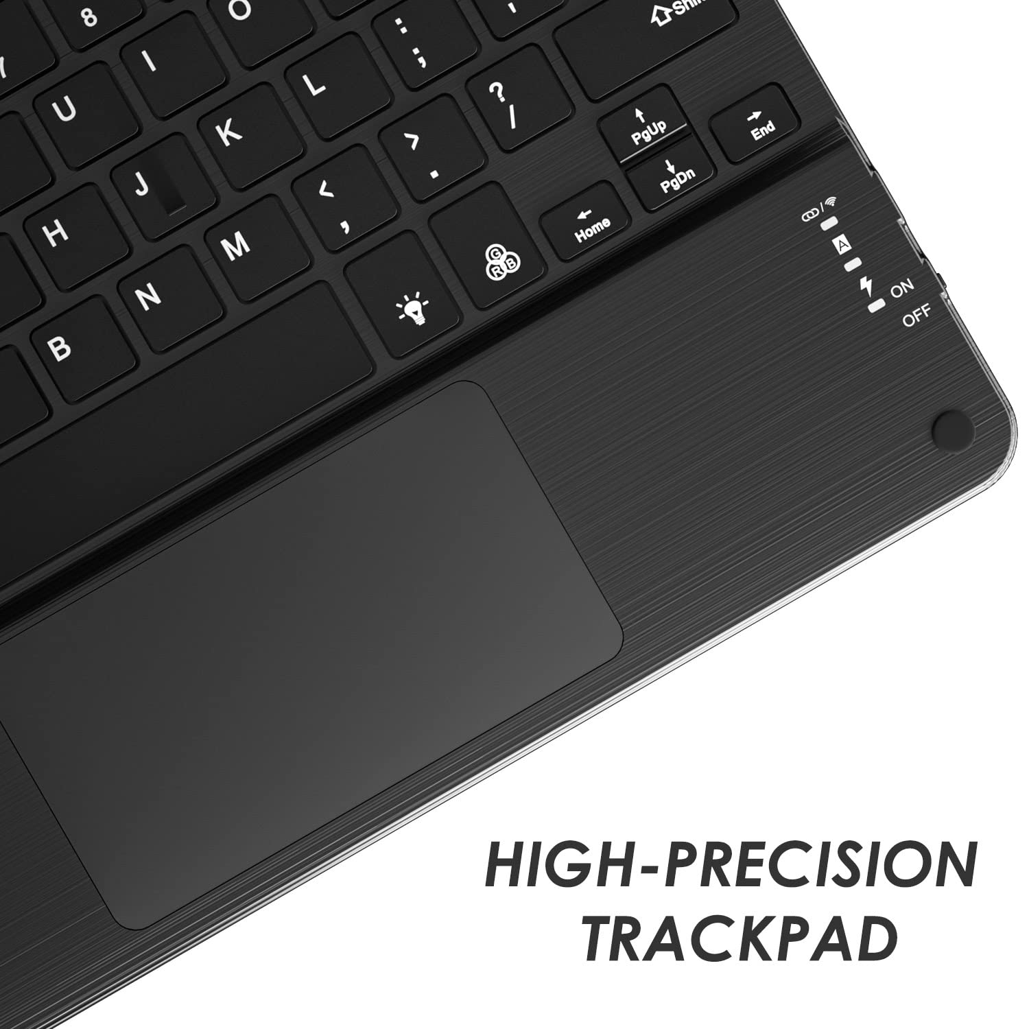 EOSO iPad Keyboard Case with Trackpad - Compatible with Apple iPad 10.2