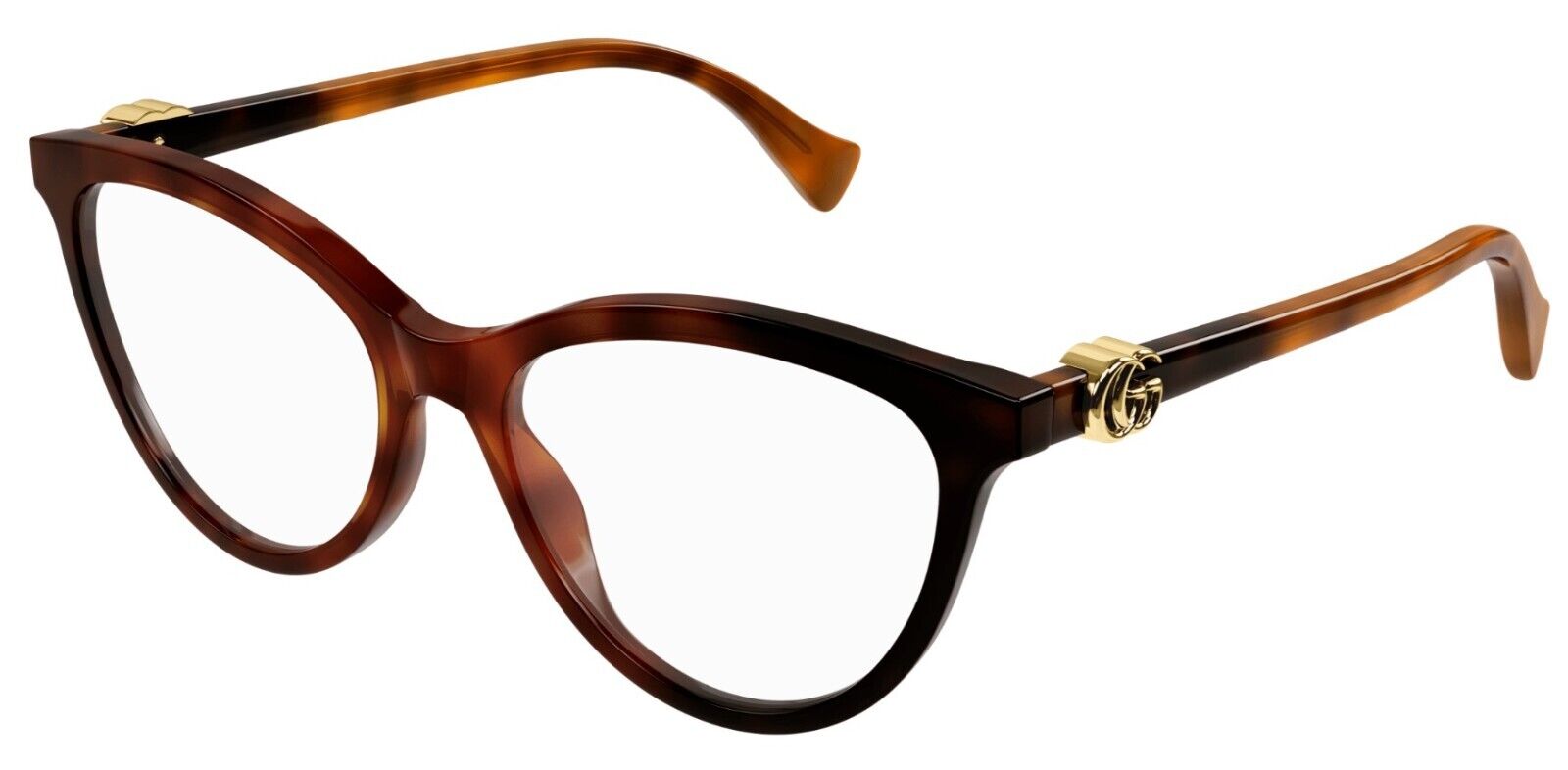 Gucci GG1179O 006 Havana Cat Eye Women's Eyeglasses - Stylish Designer Optical Frames for Women | Perfect for Work, Reading & Fashion Accessories