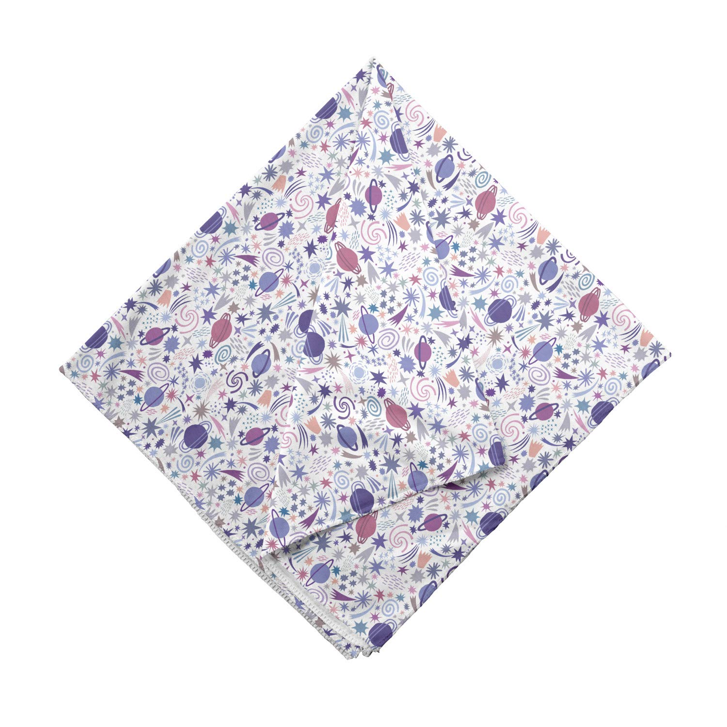 Ambesonne Outer Space Bandana with Planets & Celestial Design - Unisex Head & Neck Scarf for Men & Women - Perfect for Outdoor Activities, Concerts, and Cosplay
