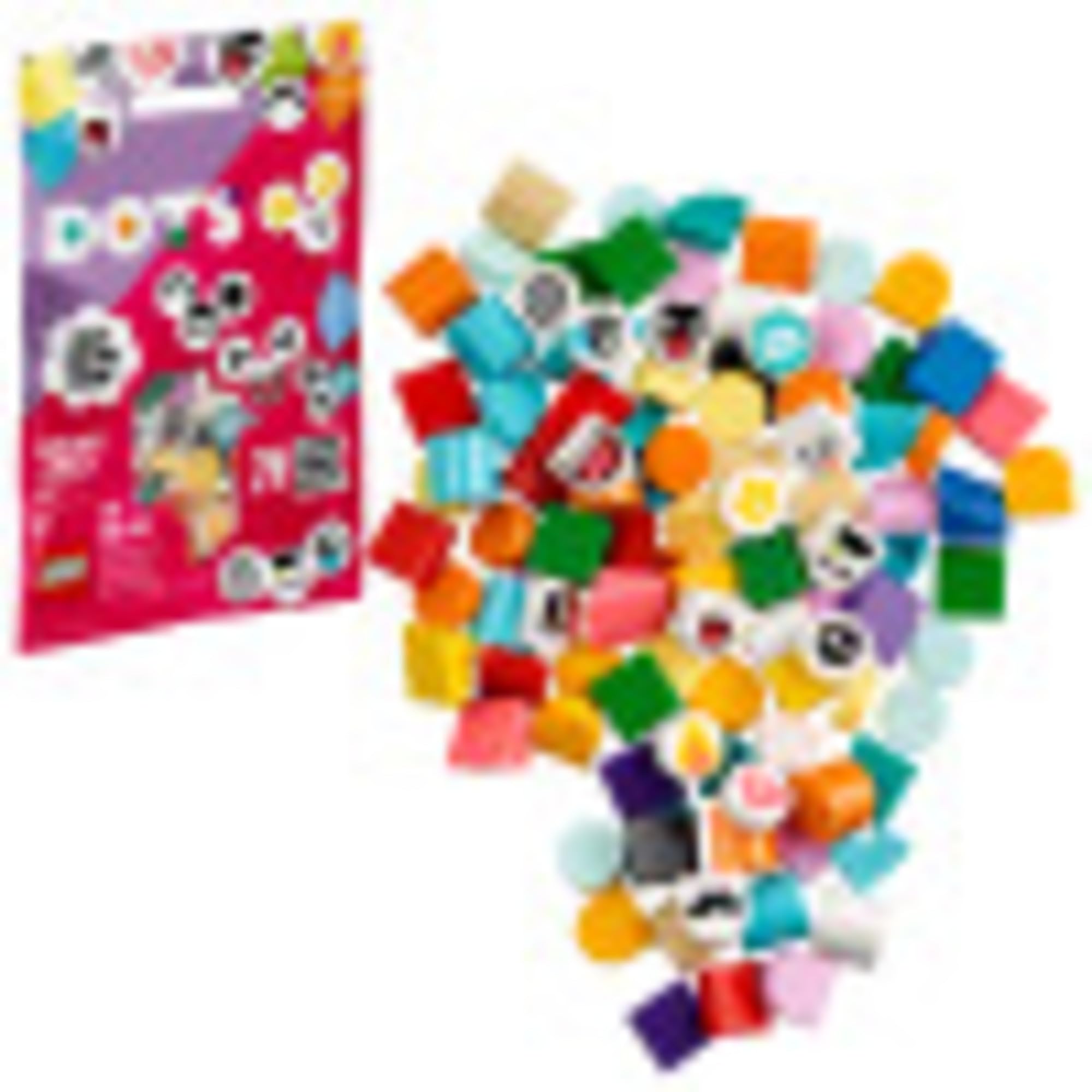 LEGO DOTS Series 4 41931 DIY Craft Kit - 105pc Creative Tile Decorations for Kids Bracelets & Room Decor | Fun Collectible Building Toys for Creative Play | Birthday Gifts for Boys & Girls Ages 6+ | New 2021 Design