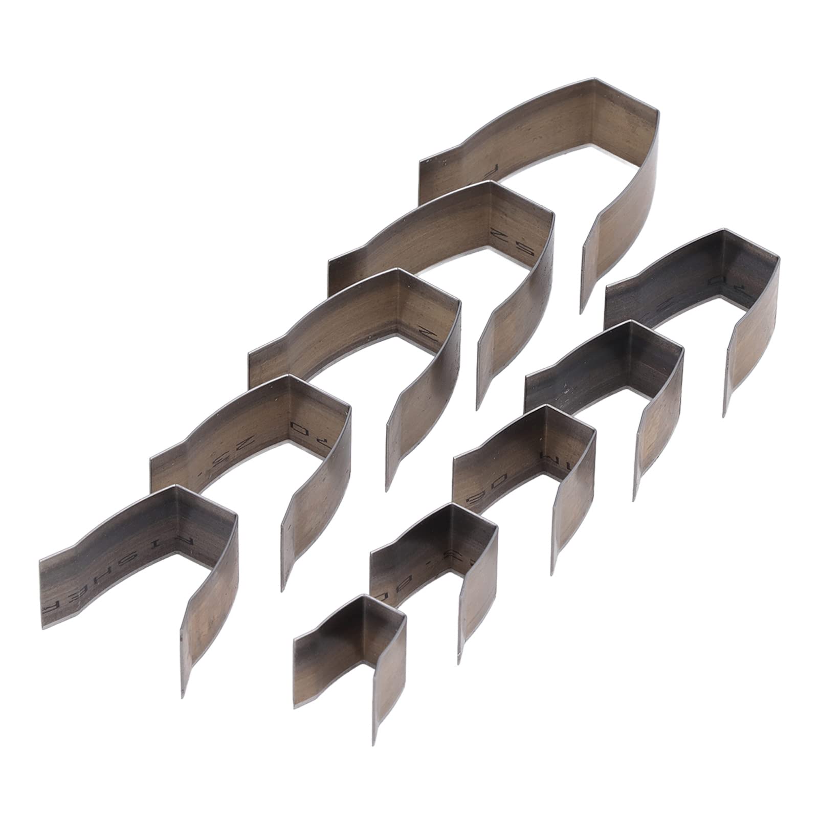10Pcs Leather Knife Mould Set - Professional Watch Strap & Belt Head Punch Tool Kit for DIY Leather Crafting | Perfect for Watchbands, Belts & Leather Accessories Making (Fangwei)
