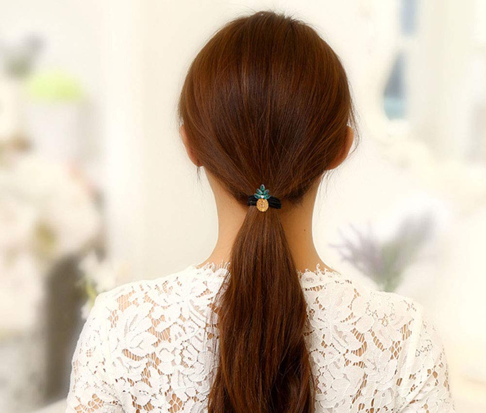 5-Pack Fashion Rhinestone Hair Claw Clips - Pineapple Bobby Pins & Barrettes for Women - Hair Accessories for Parties, Weddings, and Everyday Styling