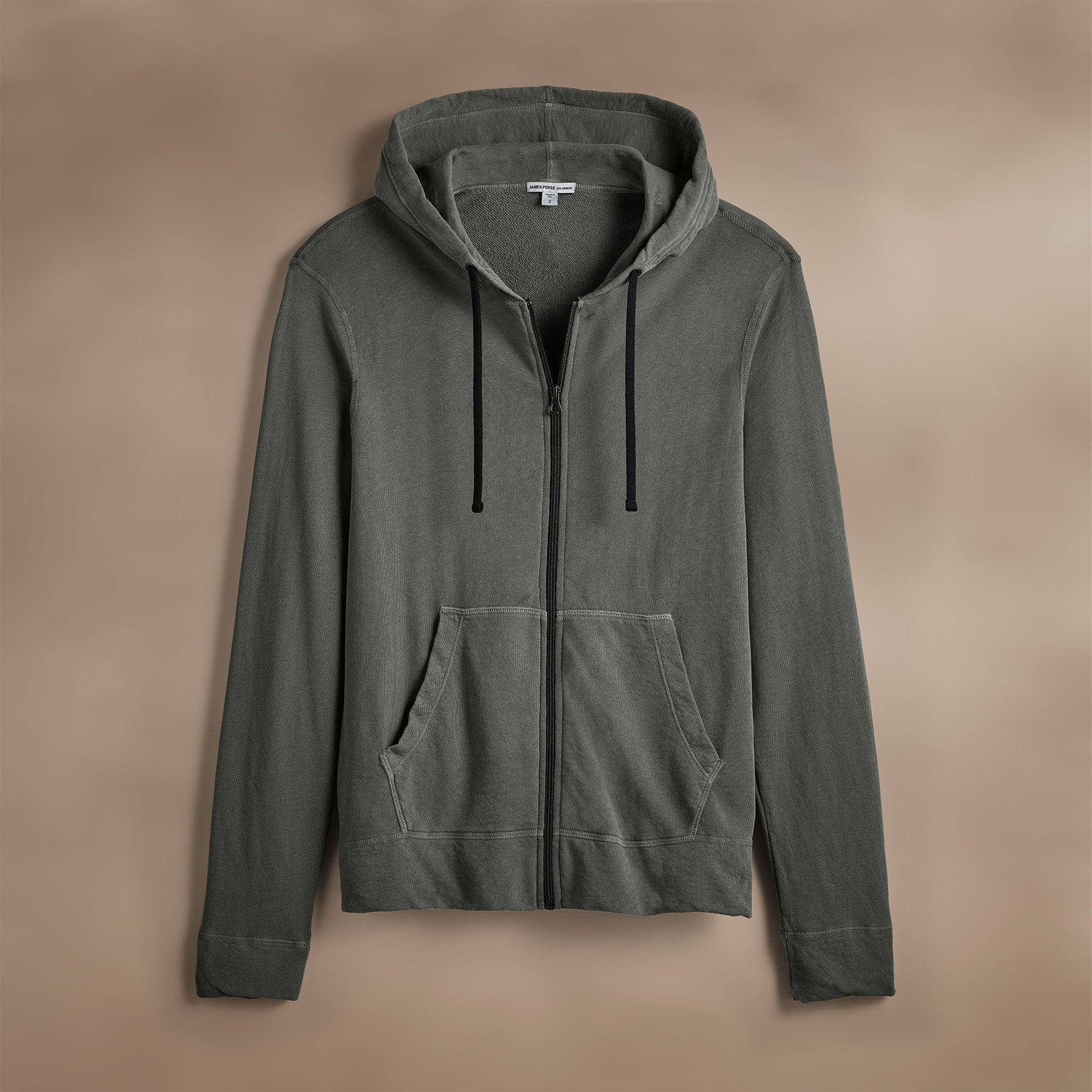 Vintage French Terry Zip Up Hoodie for Men & Women | Granite Pigment | Cozy Pullover Fleece Jacket | Perfect for Casual Wear, Gym & Outdoor Activities