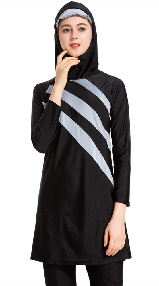 ShuoBeiter Modest Full Coverage Muslim Swimwear for Women - Long Burkini with Hijab, Plus Size Islamic Swimwear | Beach, Pool & Water Activities