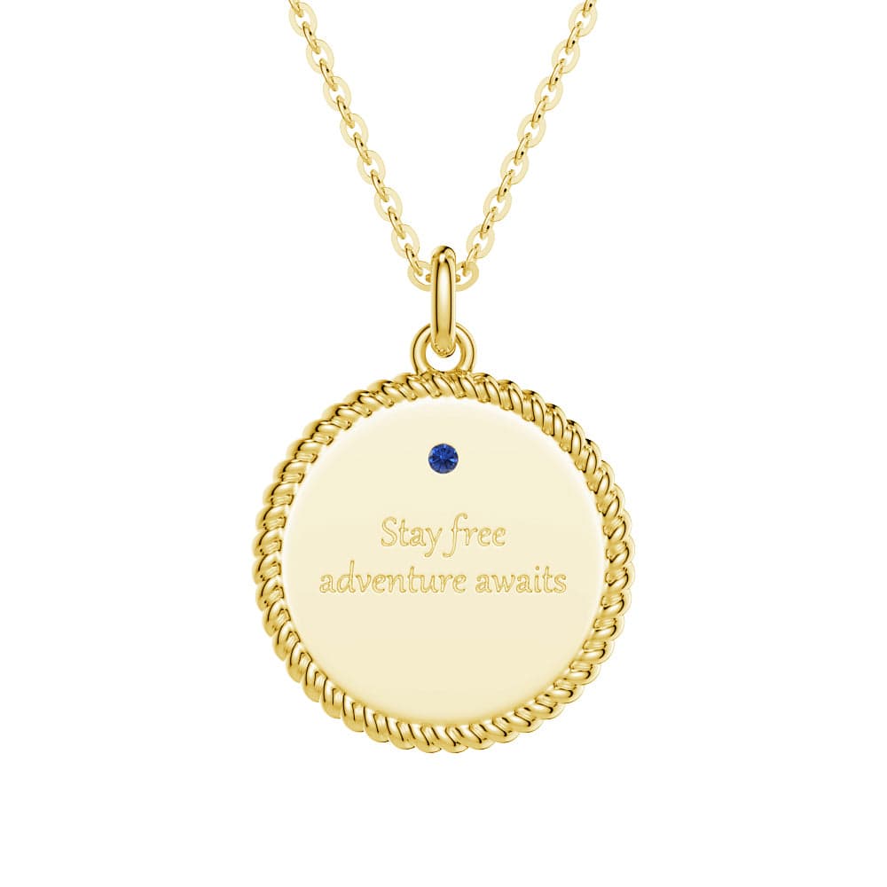 Lab Grown Sagittarius Diamond Pendant Necklace - December Birthstone Jewelry for Women - Perfect for Birthday Gifts & Zodiac Inspired Fashion