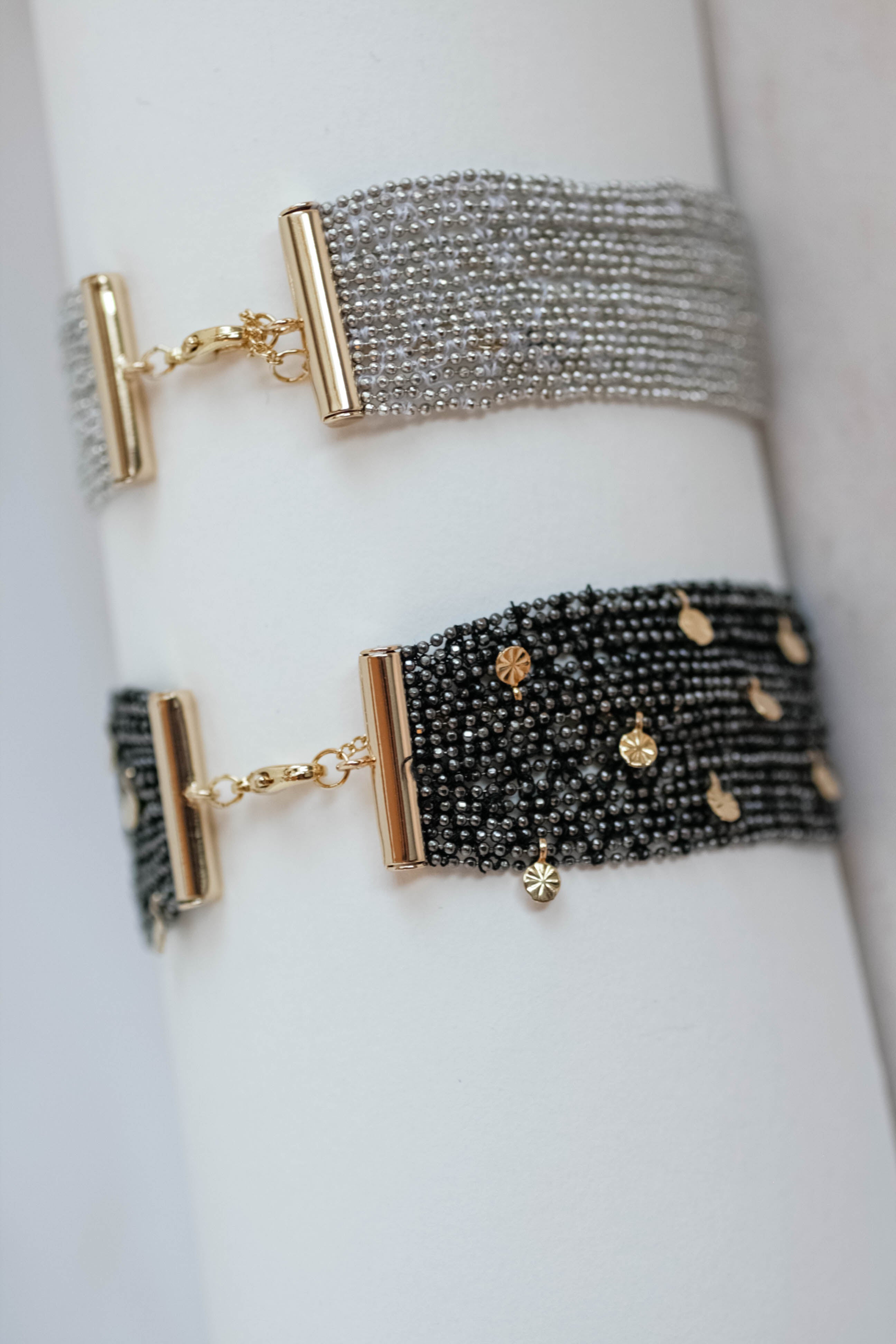 Shimmer Beaded Chain Bracelet for Women - Elegant Crystal & Pearl Jewelry Gift for Birthday, Anniversary - Perfect for Parties, Weddings & Special Occasions