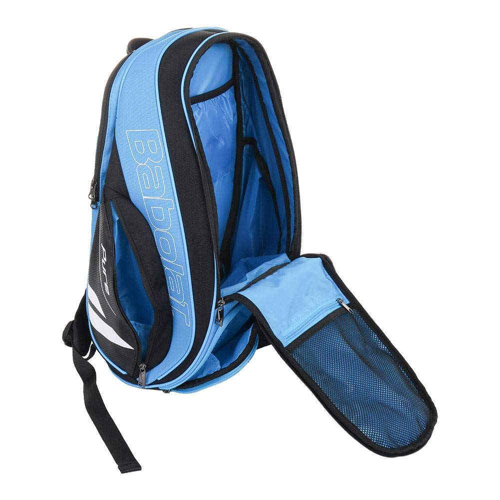 Babolat Pure Backpack Tennis Bag - Lightweight Durable Blue Sports Backpack for Men & Women | Perfect for Tennis, Gym, Travel & School