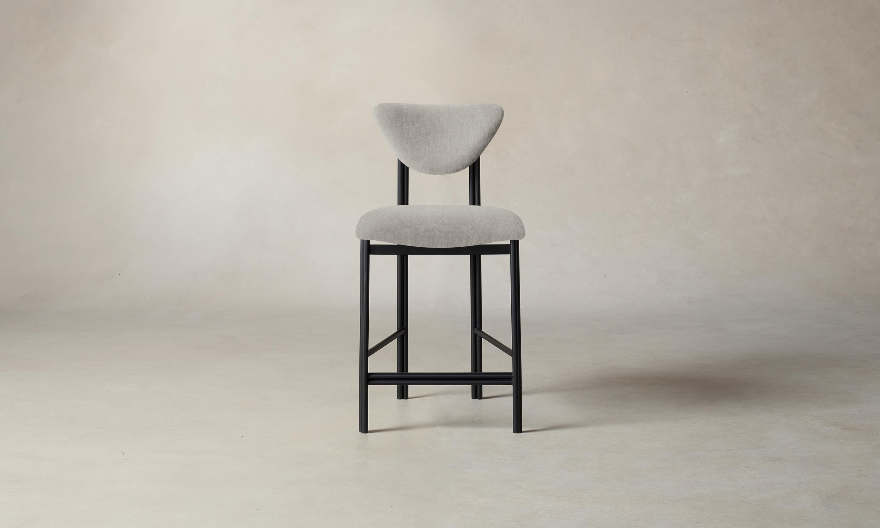 The Cooper Counter Stool - Performance Tweed Oatmeal Bar Stool for Kitchen Island, Breakfast Nook & Home Decor | Durable & Stylish Seating Solution