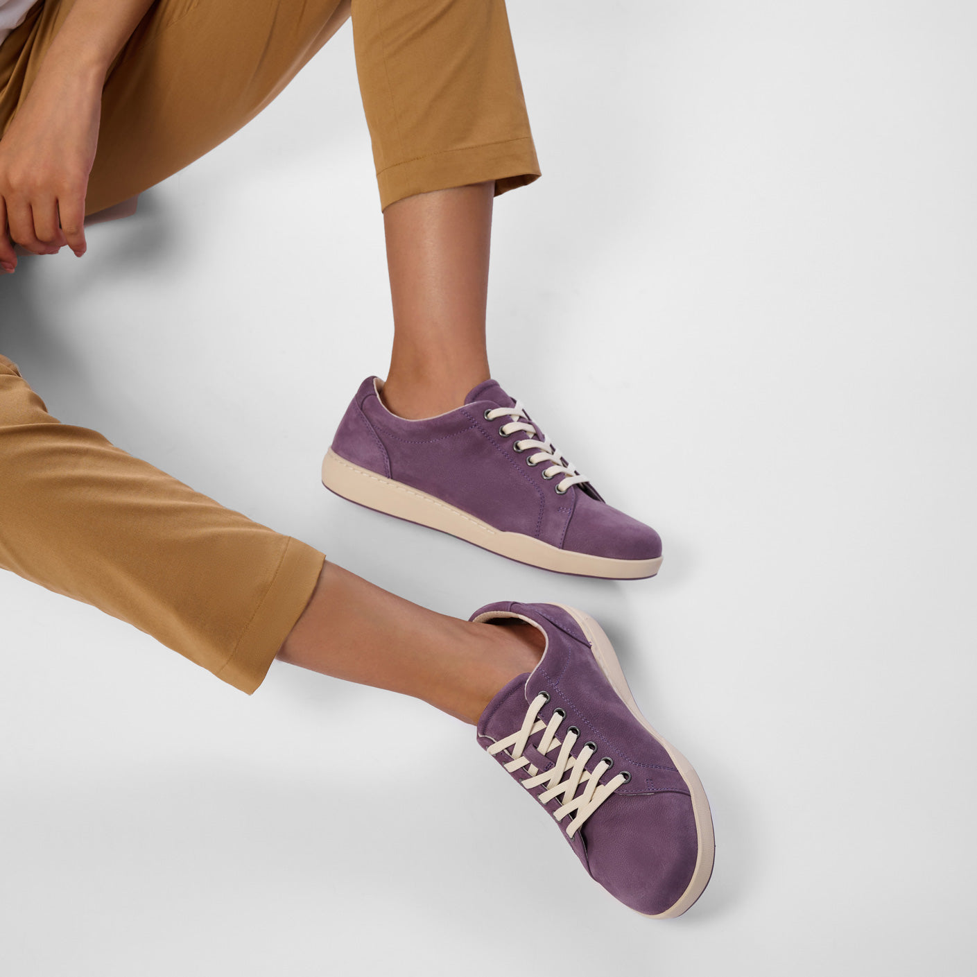 Abeo Encore Sneaker Lavender - Comfortable Women's Walking Shoes for Casual Wear, Gym & Travel | Lightweight & Supportive Footwear
