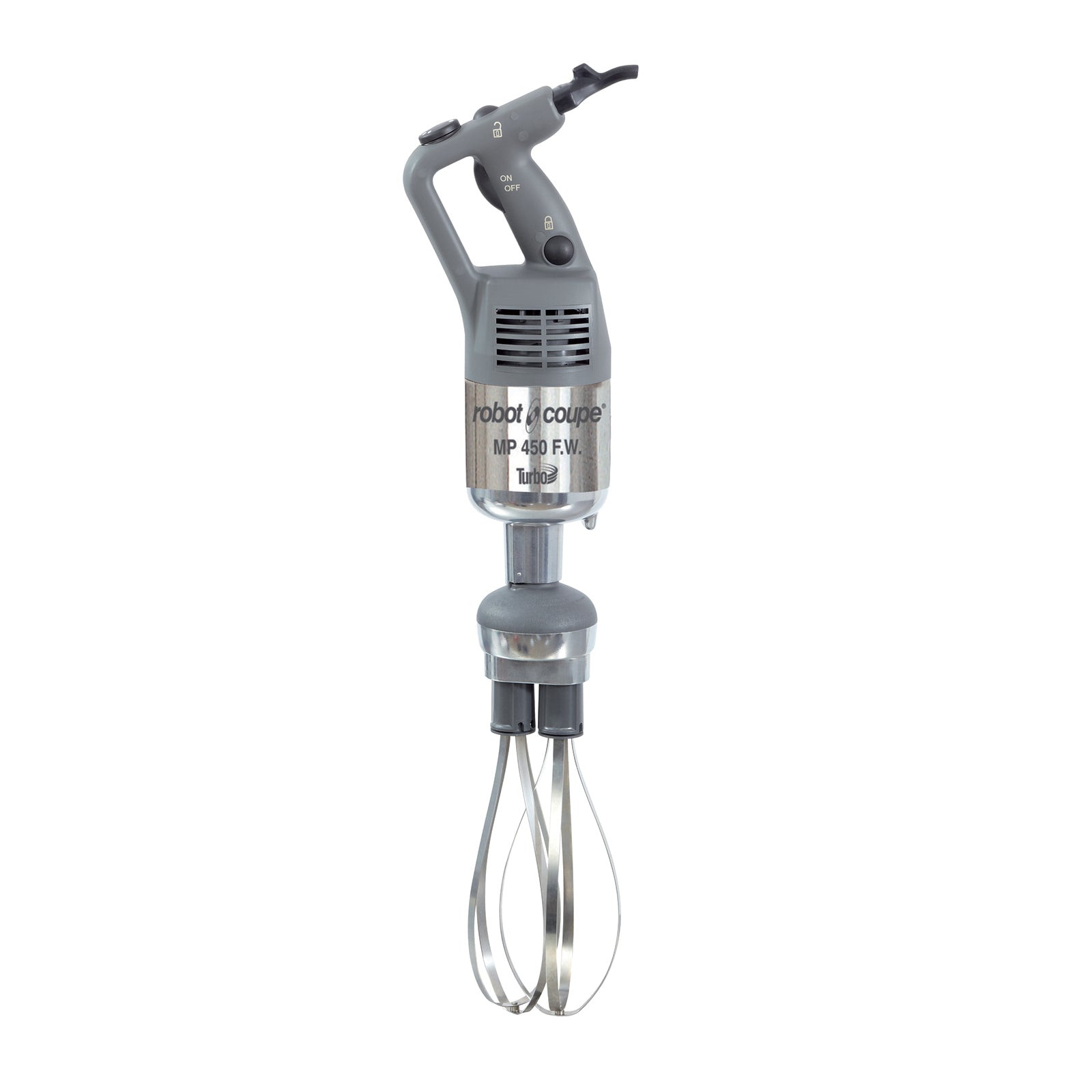Robot Coupe Professional Handheld Immersion Blender - 1.1 HP Motor, 10-Speed Variable Control, Includes Whisk Attachment | Perfect for Soups, Sauces, Smoothies & Baking Prep in Commercial Kitchens & Home Use