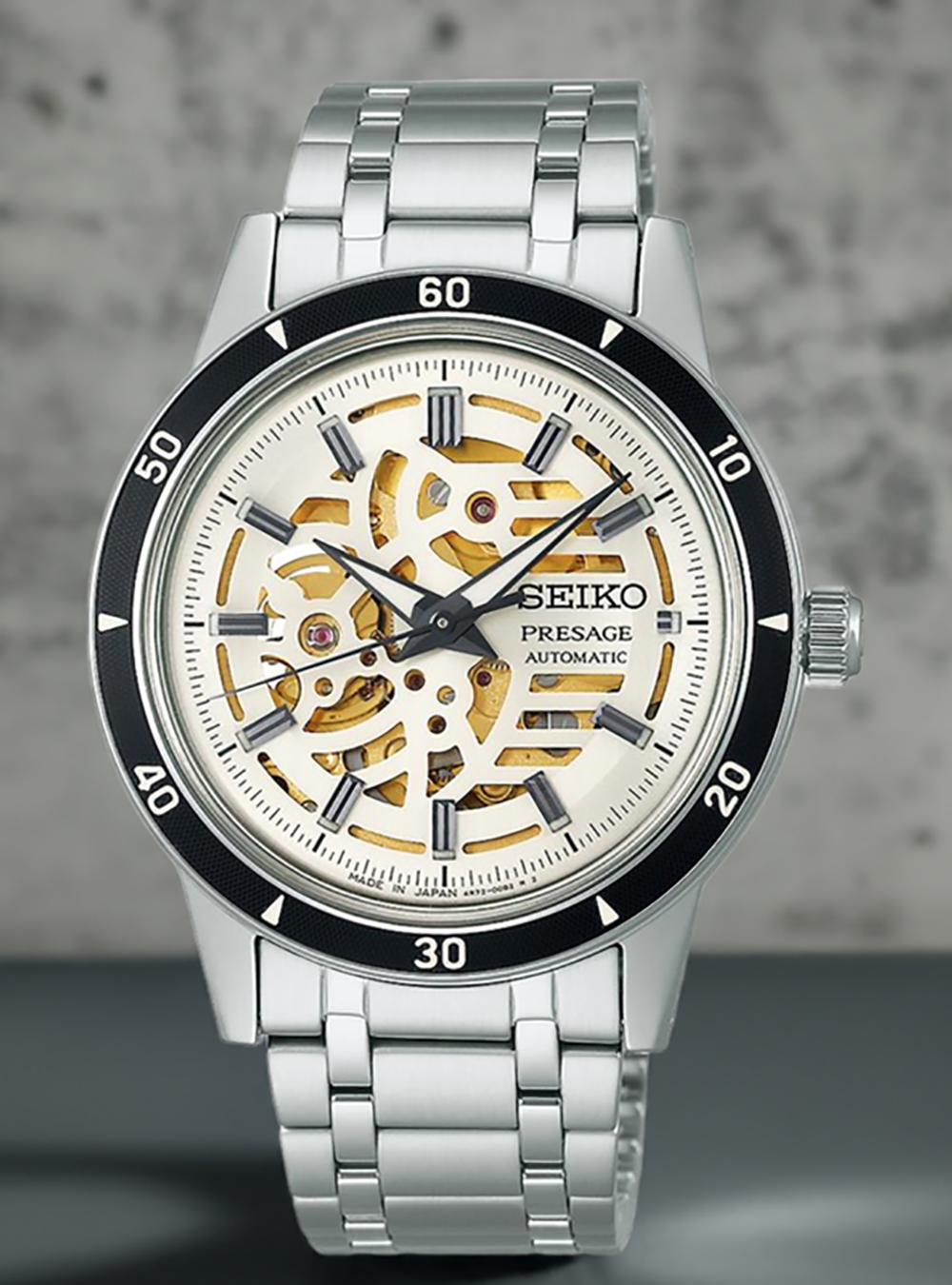 SEIKO Presage Style60's Automatic Watch SARY255 - Japanese Made JDM Timepiece for Men, Classic Vintage Design - Perfect for Business, Casual & Formal Occasions