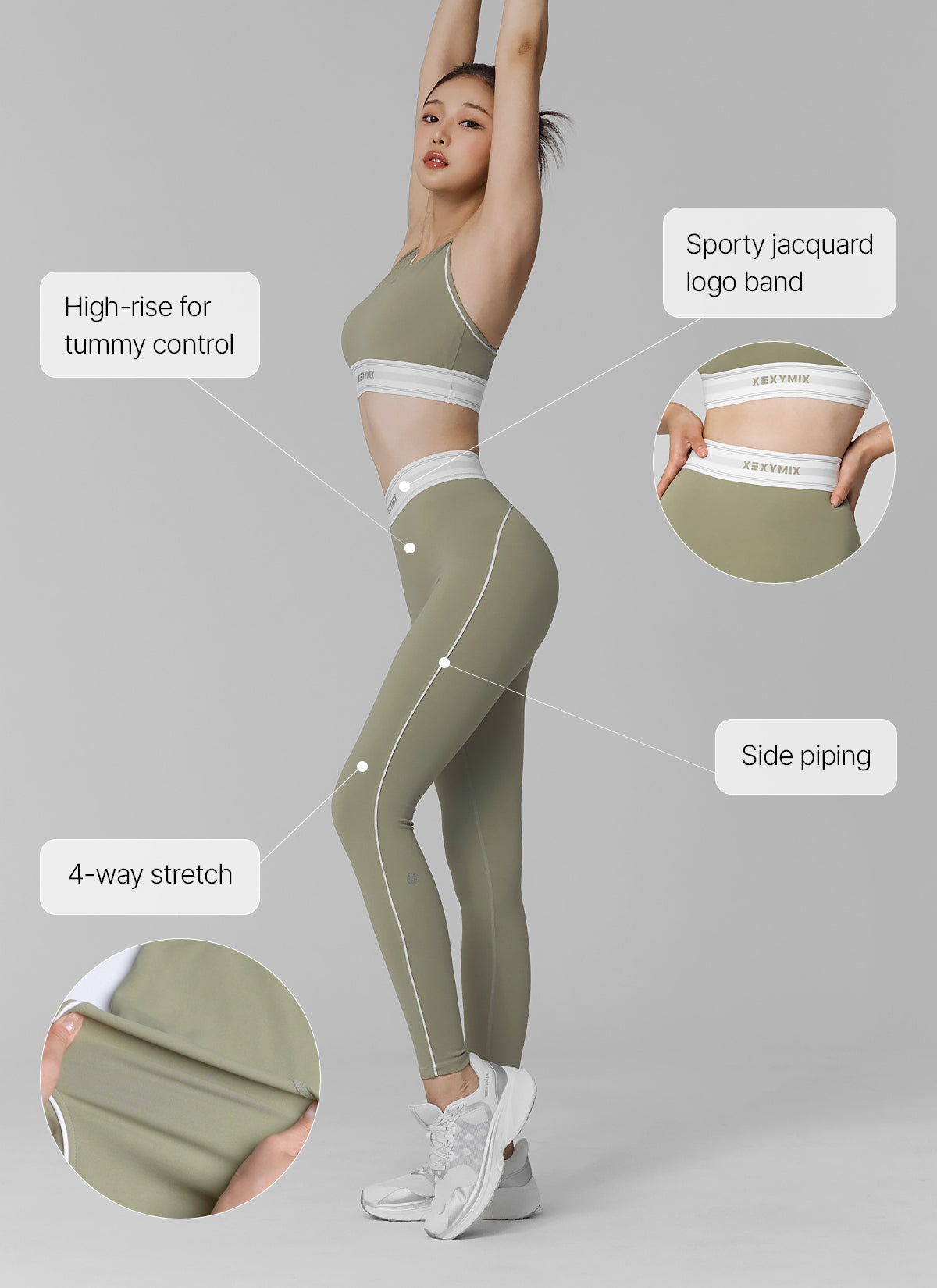 Black Label 360N Active Fit Leggings - High Waist Yoga Pants for Women, Tummy Control Workout Leggings - Perfect for Running, Gym, Yoga & Lounge Wear