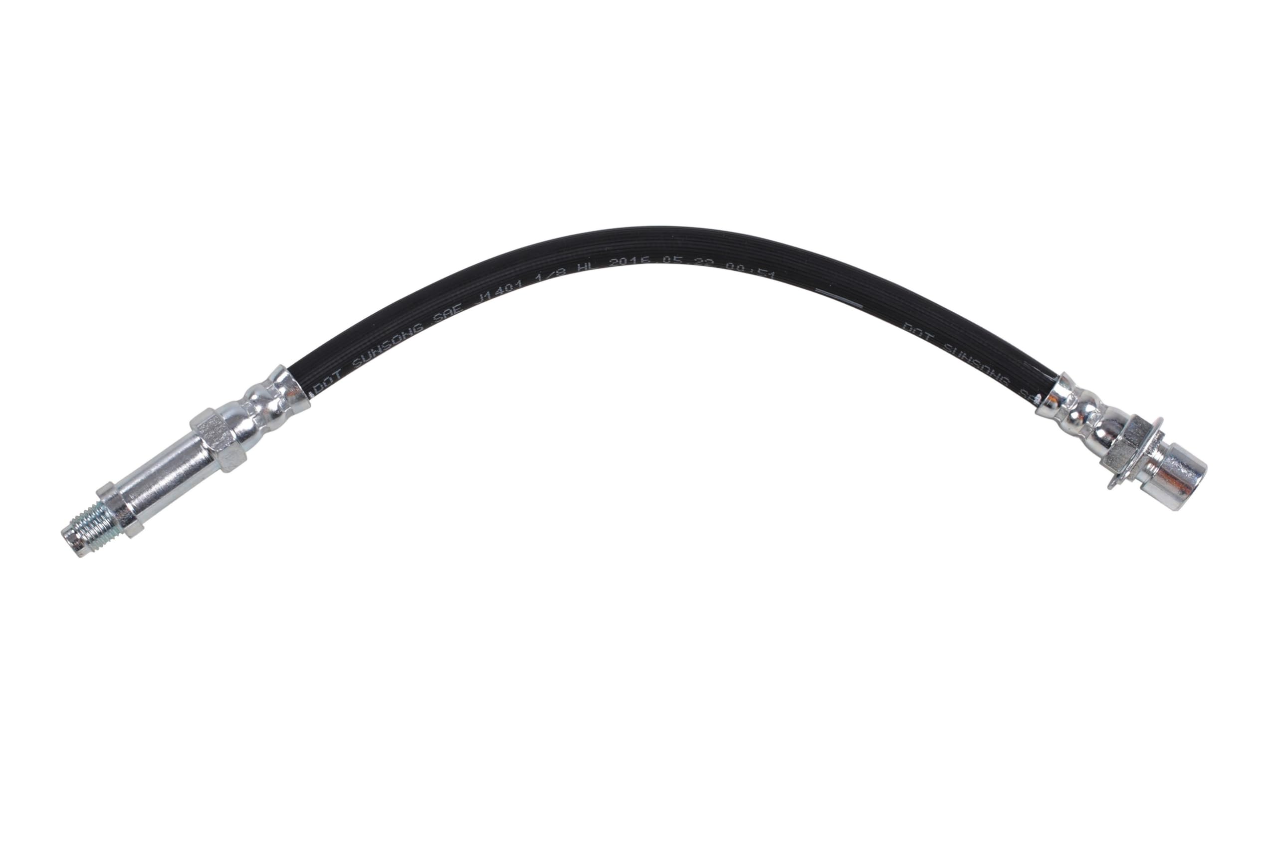 Sunsong 2201162 Brake Hydraulic Hose - High Performance Replacement Hose for Cars & Trucks - Perfect for Brake System Repair and Maintenance