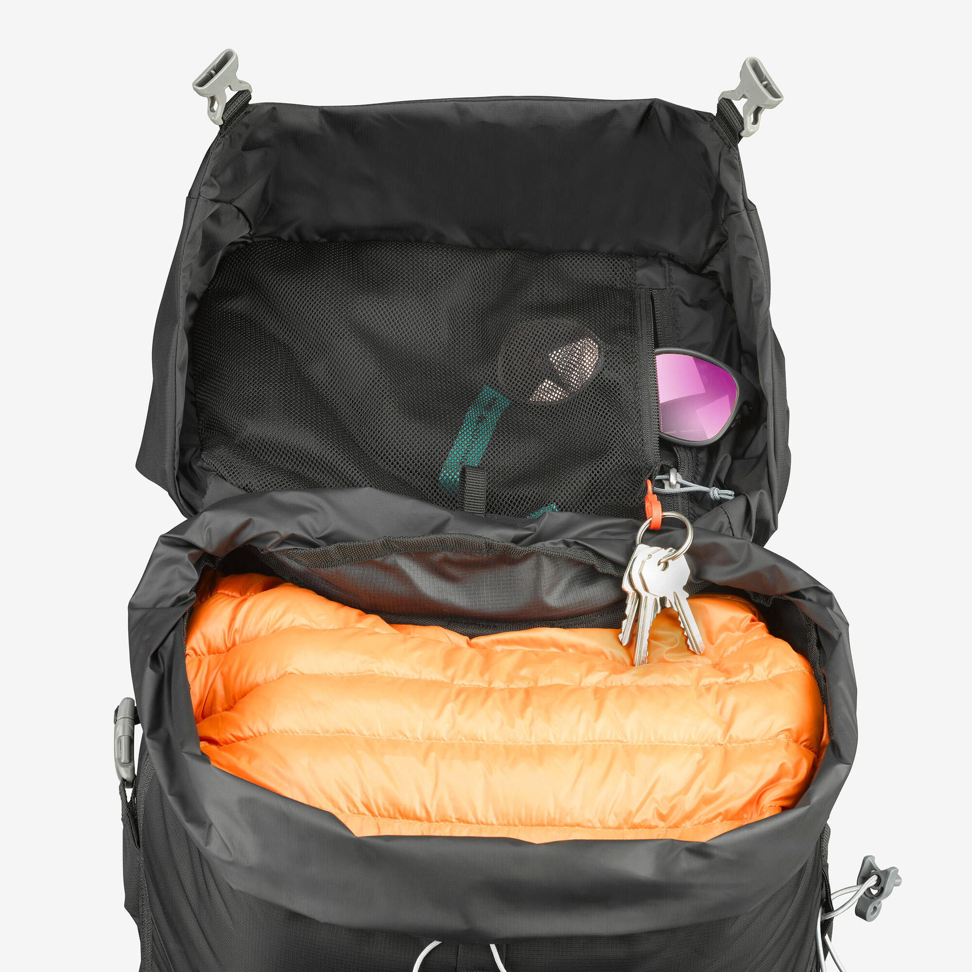Quechua MH500 38L Lightweight Hiking Backpack for Men & Women - Water-Resistant Trekking Bag for Outdoor Adventures, Camping & Travel