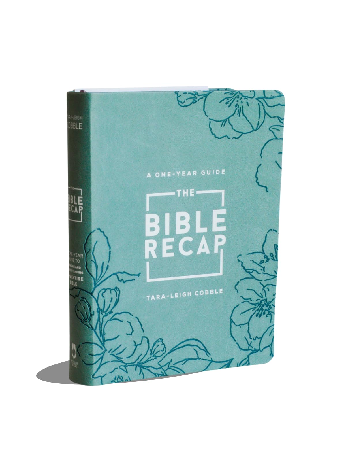 The Bible Recap Deluxe Edition: One-Year Guide to Reading & Understanding the Entire Bible - Sage Floral Imitation Leather Cover | Daily Devotional, Bible Study Companion, Christian Gift Idea