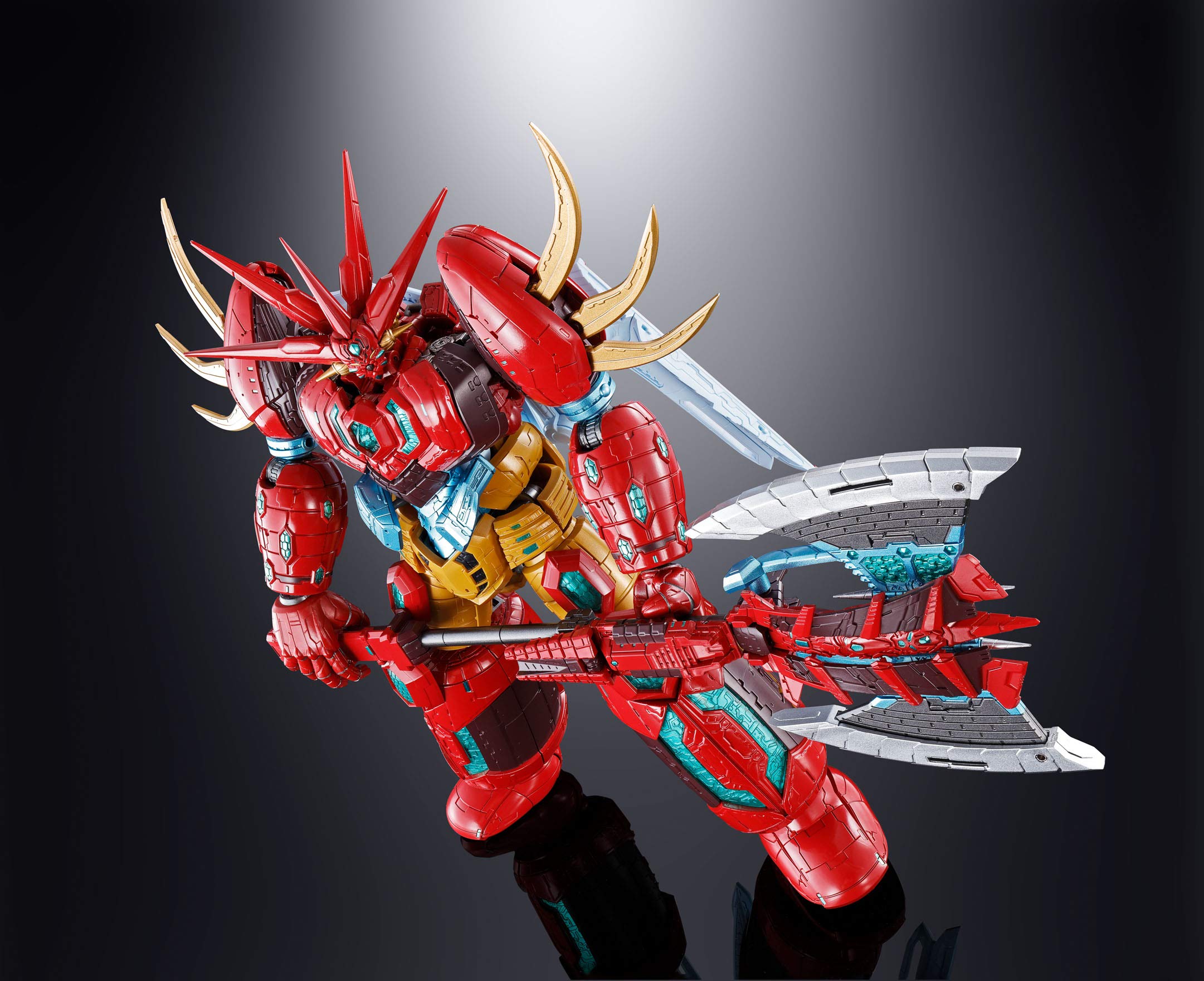 Bandai Soul of Chogokin GX-87 Getter Emperor True Getter Robo Manga Ver Action Figure - Tamashii Nations Collectible Robot Model for Anime Fans & Display