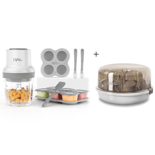 Baby Food Maker & Bottle Sterilizer - 3-in-1 Steam Cooking, Blending & Sterilizing for Healthy Homemade Baby Food - Perfect for Newborns & Infants at Home or Travel