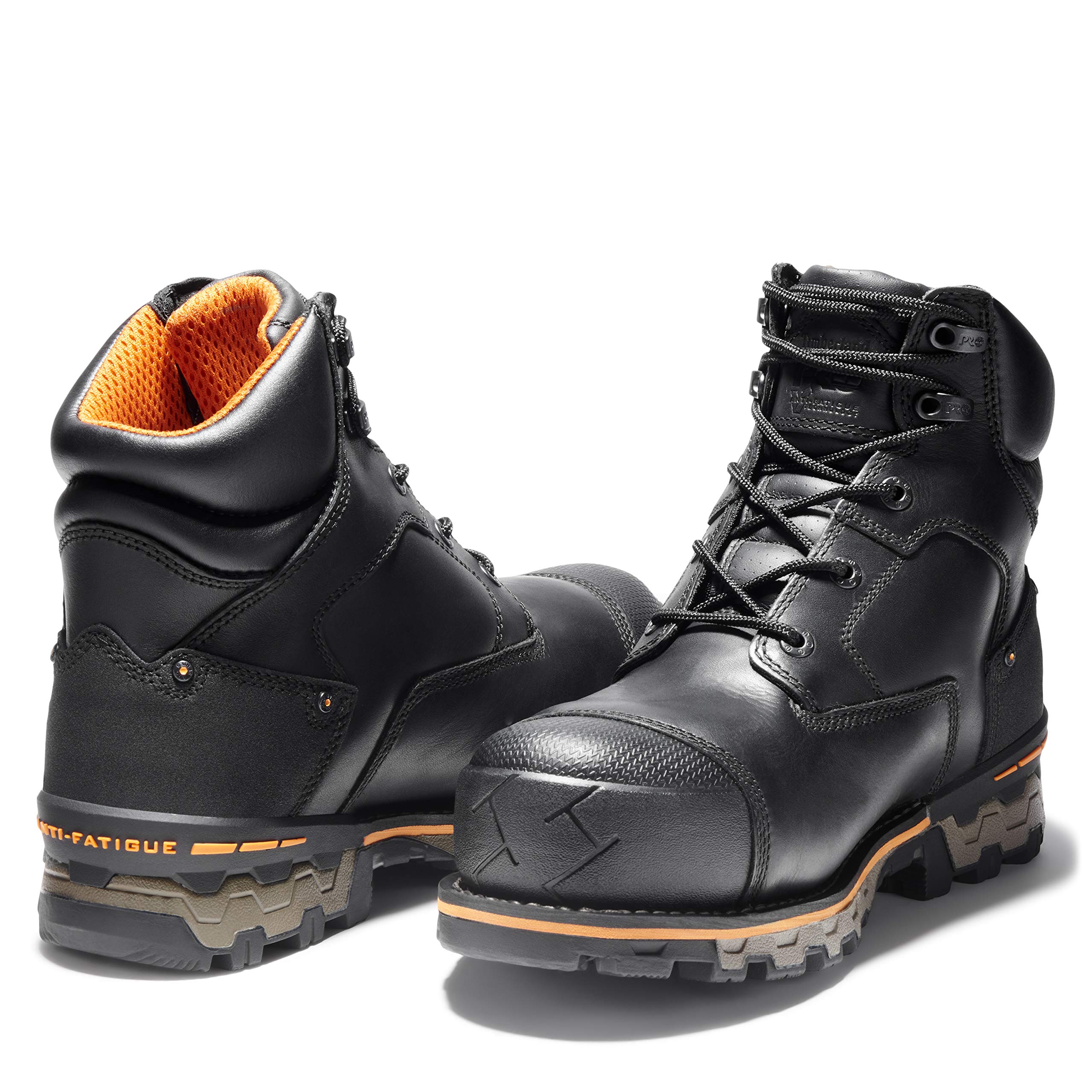 Timberland PRO Men's Boondock 6 Inch Composite Safety Toe Waterproof Work Boots for Construction & Industrial Use - Slip Resistant & Comfortable for All-Day Wear