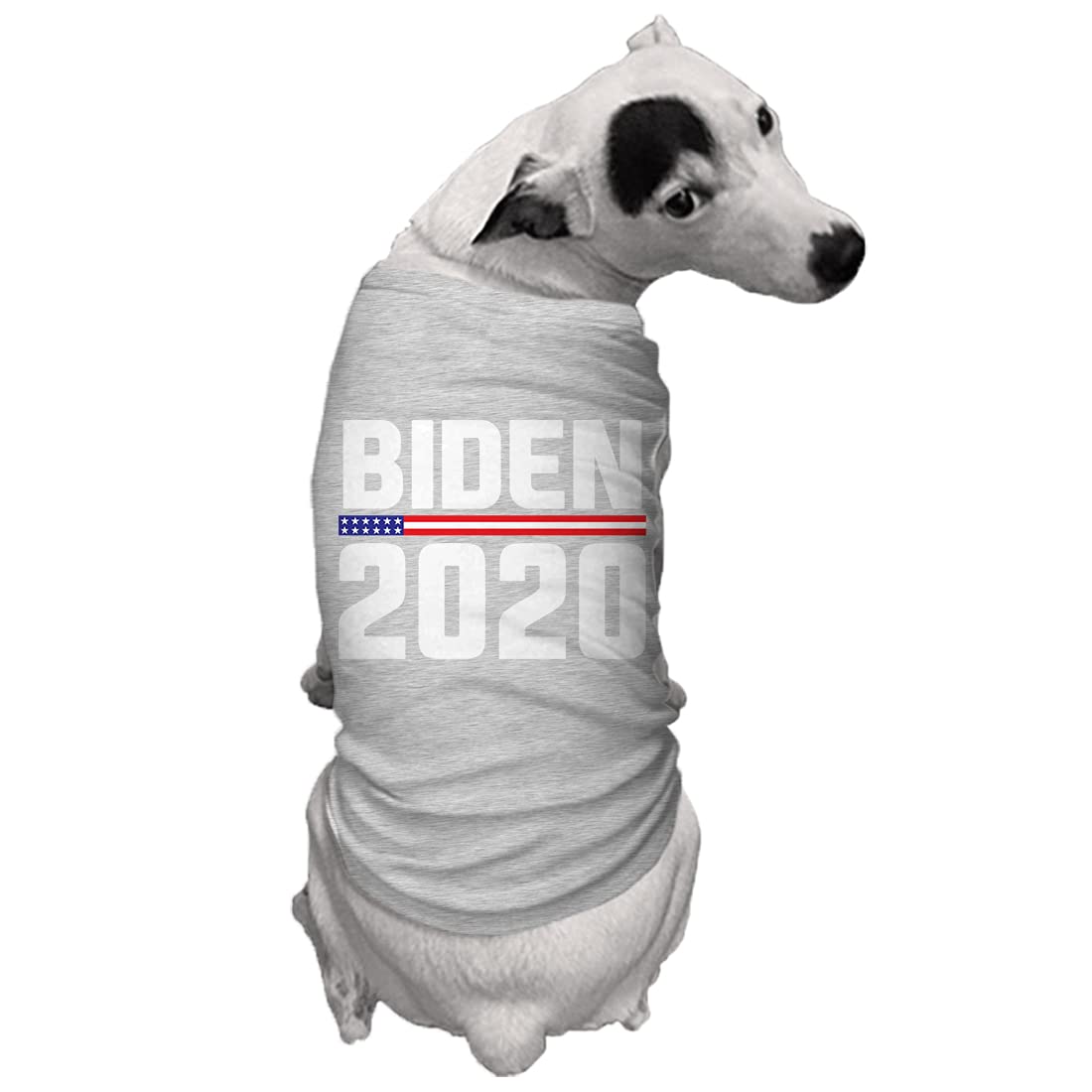 Biden 2020 Dog Shirt - Light Gray Small Pet Apparel for Political Supporters | Perfect for Election Campaigns & Dog Lovers