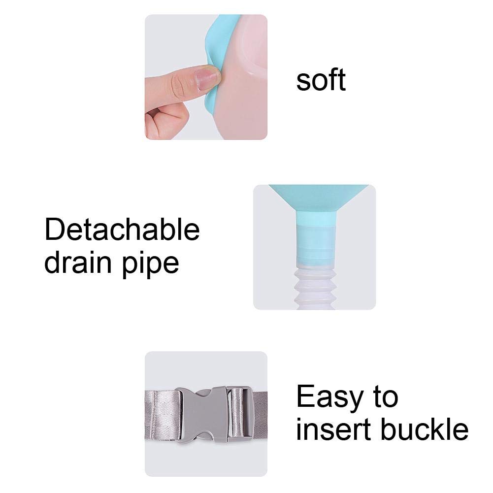 ViaGasaFamido Shampoo Basin with Drain - Portable Hair Washing Tray for Pregnant Women, Elderly & Kids - Perfect for Home Salon, Bed Bath & Post-Surgery Hair Care