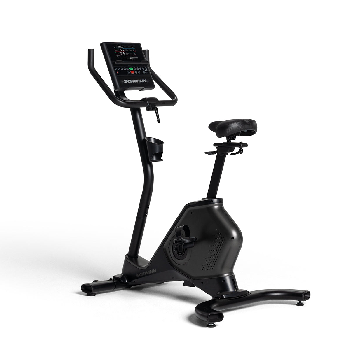 Schwinn 190 Upright Exercise Bike for Home Gym - Indoor Cycling Bike with LCD Monitor, Adjustable Resistance & Comfortable Seat - Perfect for Cardio Workouts & Weight Loss
