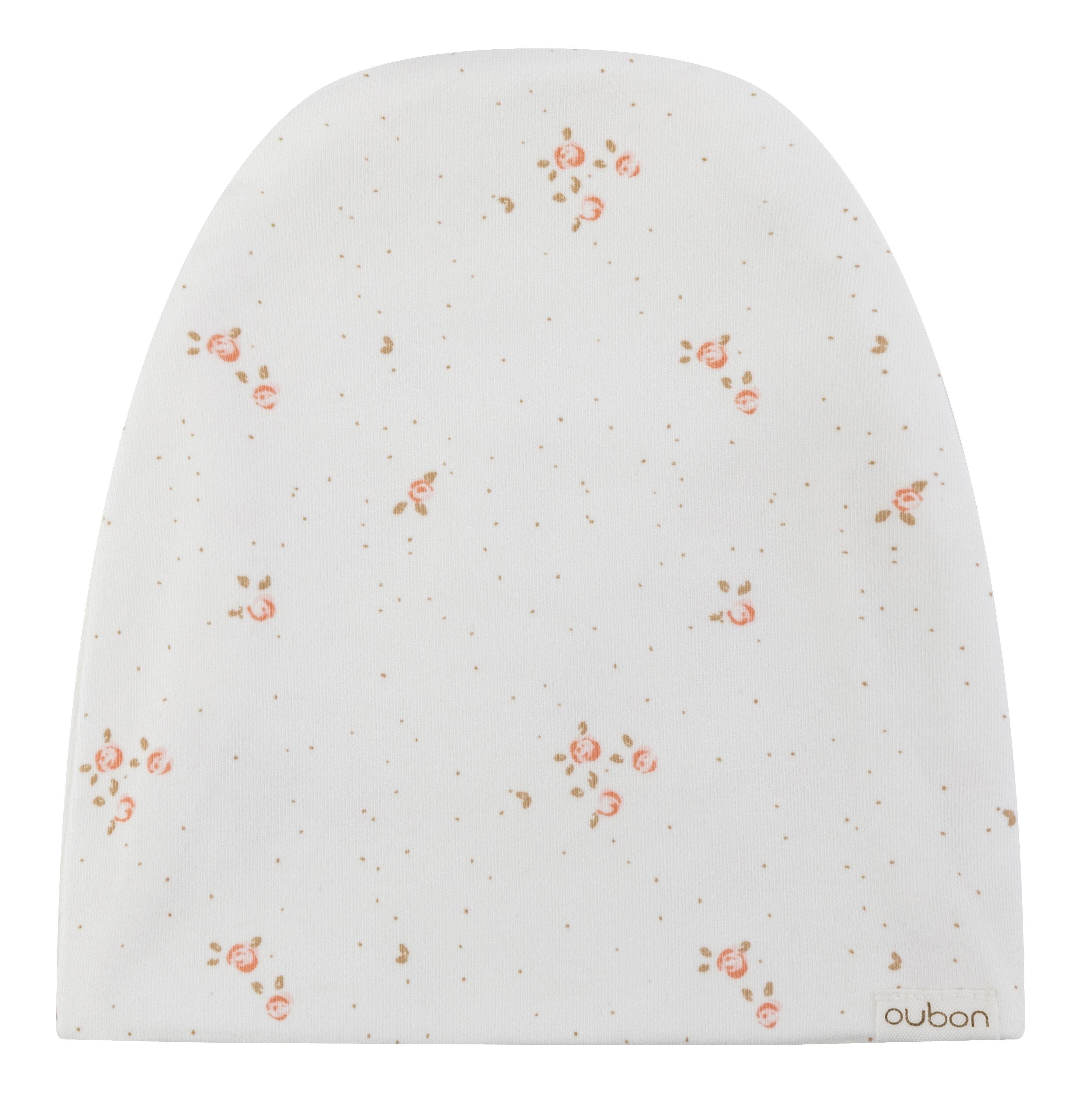 Oubon Floral Print Off-White Baby Footie Pajamas - Soft & Comfortable Sleepwear for Infants & Toddlers - Perfect for Nursery, Bedtime & Playtime