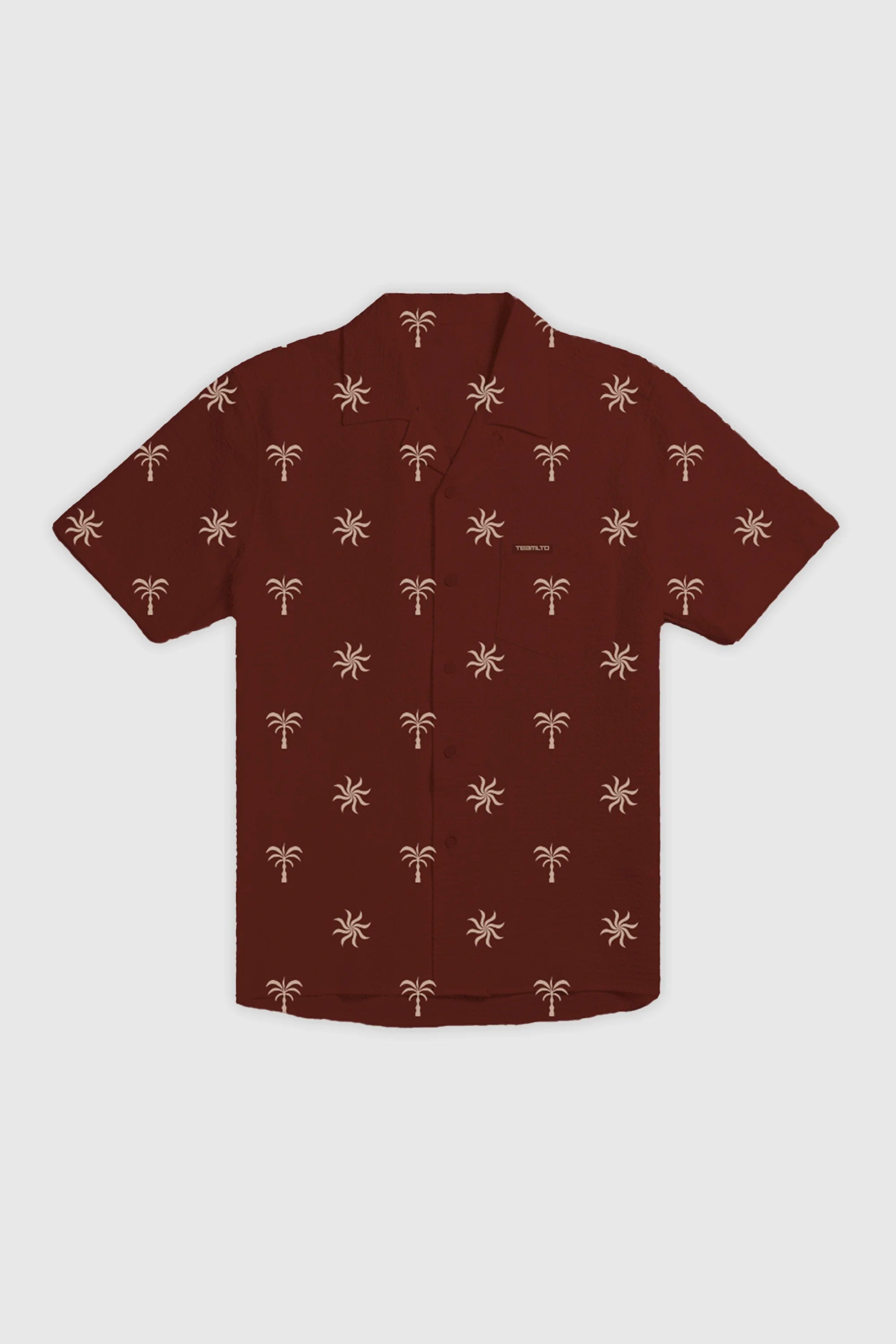 Stylish Cabana Button Up Shirt for Men - Breathable & Lightweight Summer Beachwear - Perfect for Vacations, Pool Parties, and Casual Outings