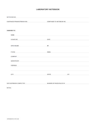 Premium Extra Large Lab Notebook - 312 Pages, 8.7