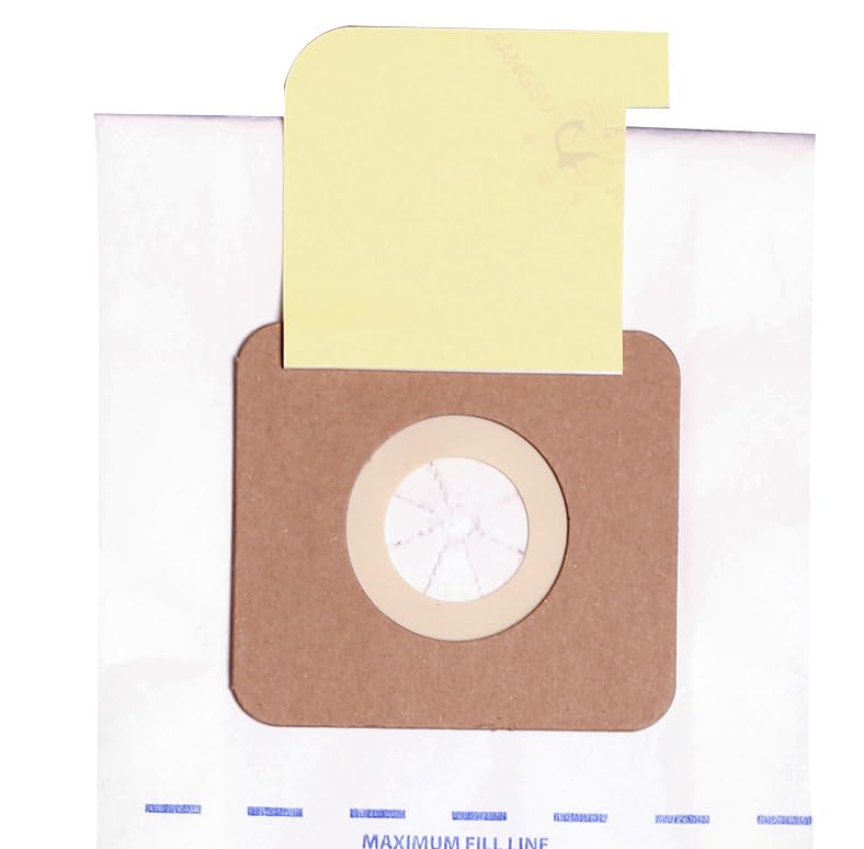 Premium Commercial Vacuum Bags (10-Pack) - Compatible with CleanMax Standard & Pro, Tennant V-SMU-14, Tornado CK QD & Pro, CarpetPro CPU & Fuller FB-06265 - High-Efficiency Filtration for Dust & Allergens - Ideal for Office Cleaning, Commercial Spaces & Industrial Maintenance