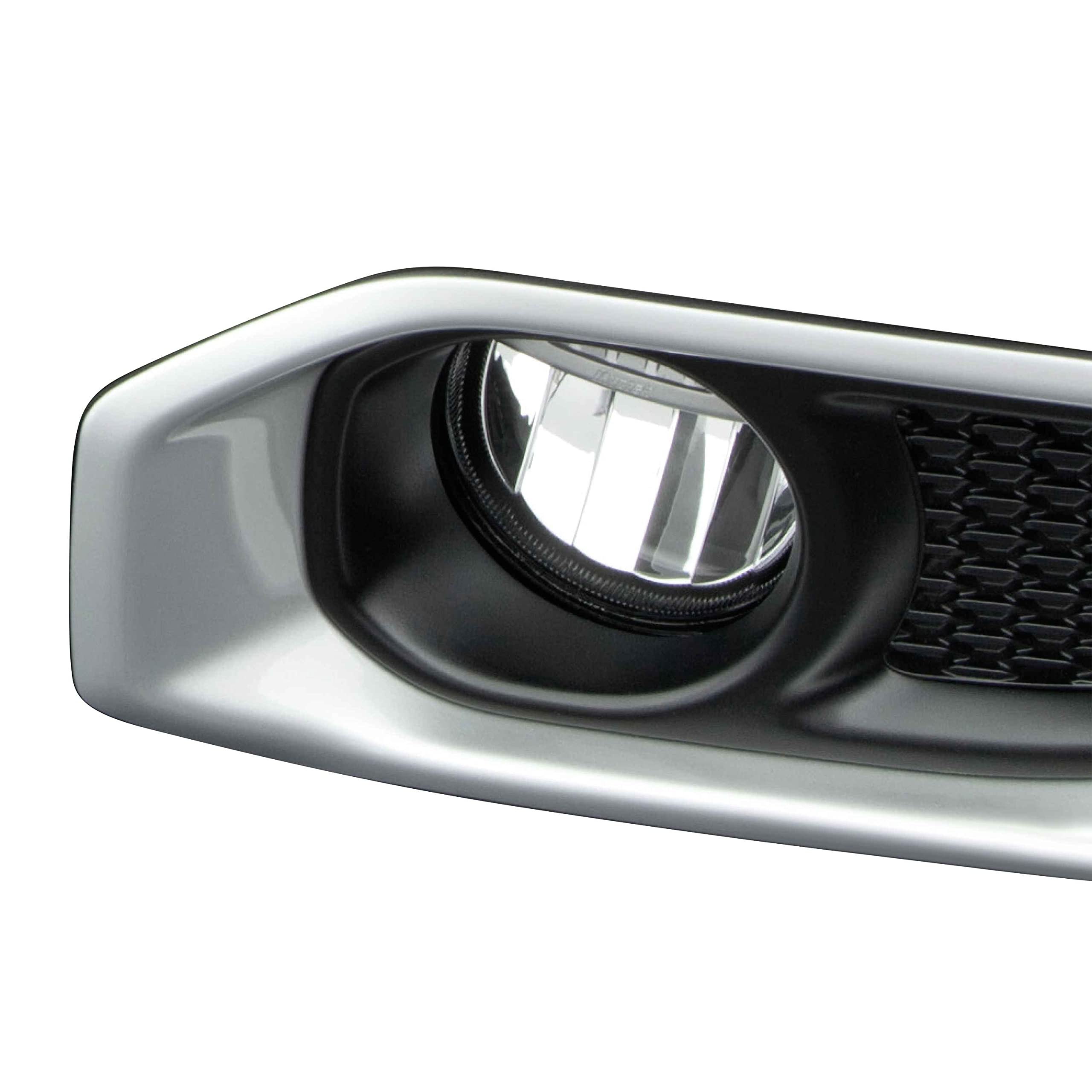 Jeep Wrangler JL & Gladiator LED Fog Light Kit - OEM Mopar Replacement - High Visibility Off-Road Driving & Nighttime Safety