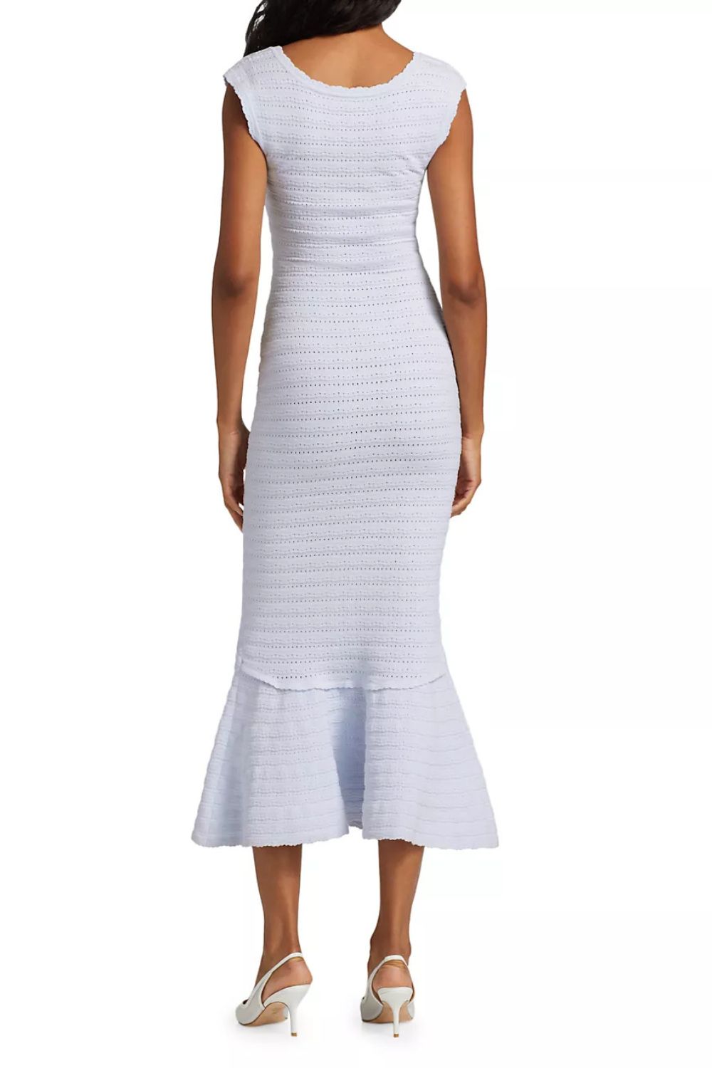 Leigh Dress in Morning Sky - Elegant Women's Casual Summer Dress for Brunch, Beach & Date Nights