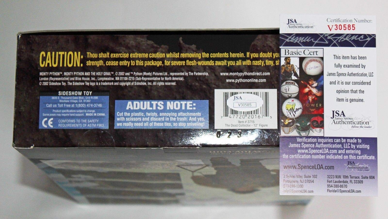 Eric Idle Autographed Monty Python and the Holy Grail The Dead Collector 12