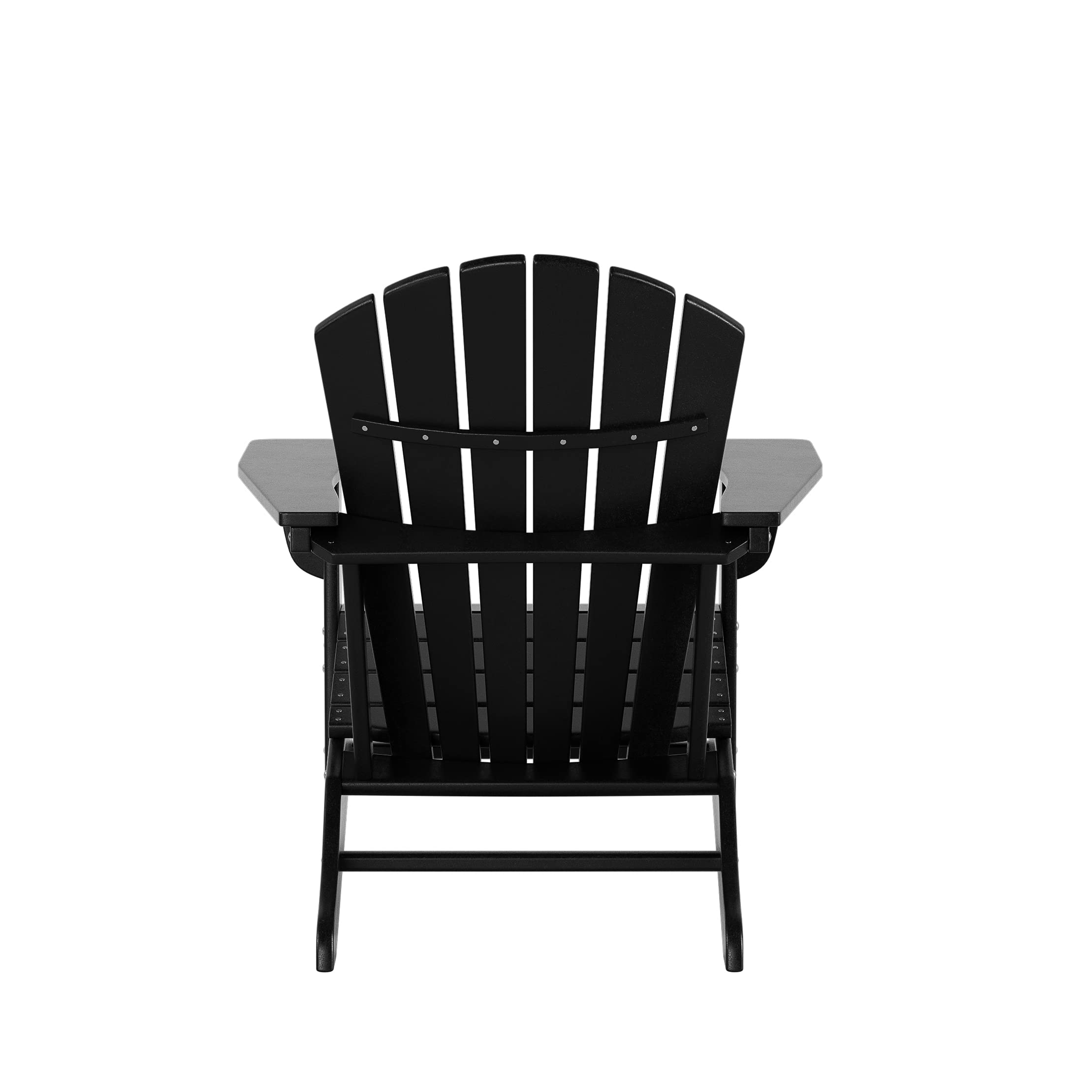 Premium 2-Piece Outdoor Adirondack Chair Set with Side Table - Durable Poly Lumber Seating for Beach, Patio, Garden & Backyard - Classic Retro Loungers Perfect for Relaxing, Sunbathing & Outdoor Entertaining