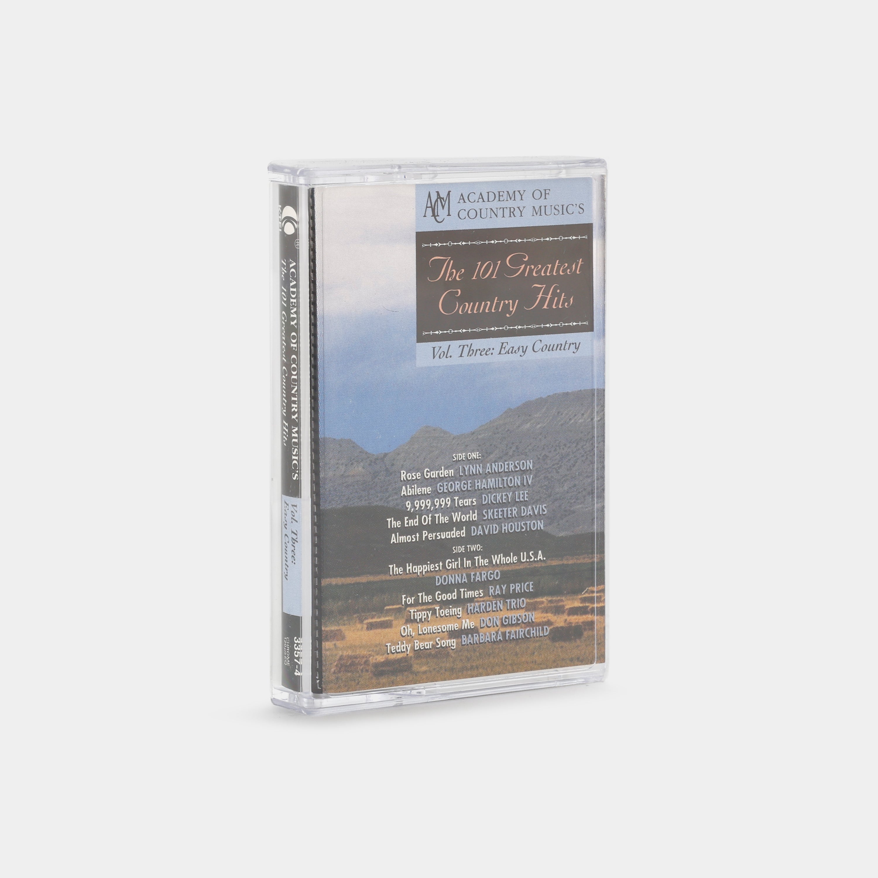 101 Greatest Country Hits Vol. 3: Early Country Music Cassette Tape - Classic Country Songs Collection for Road Trips & Vintage Music Lovers